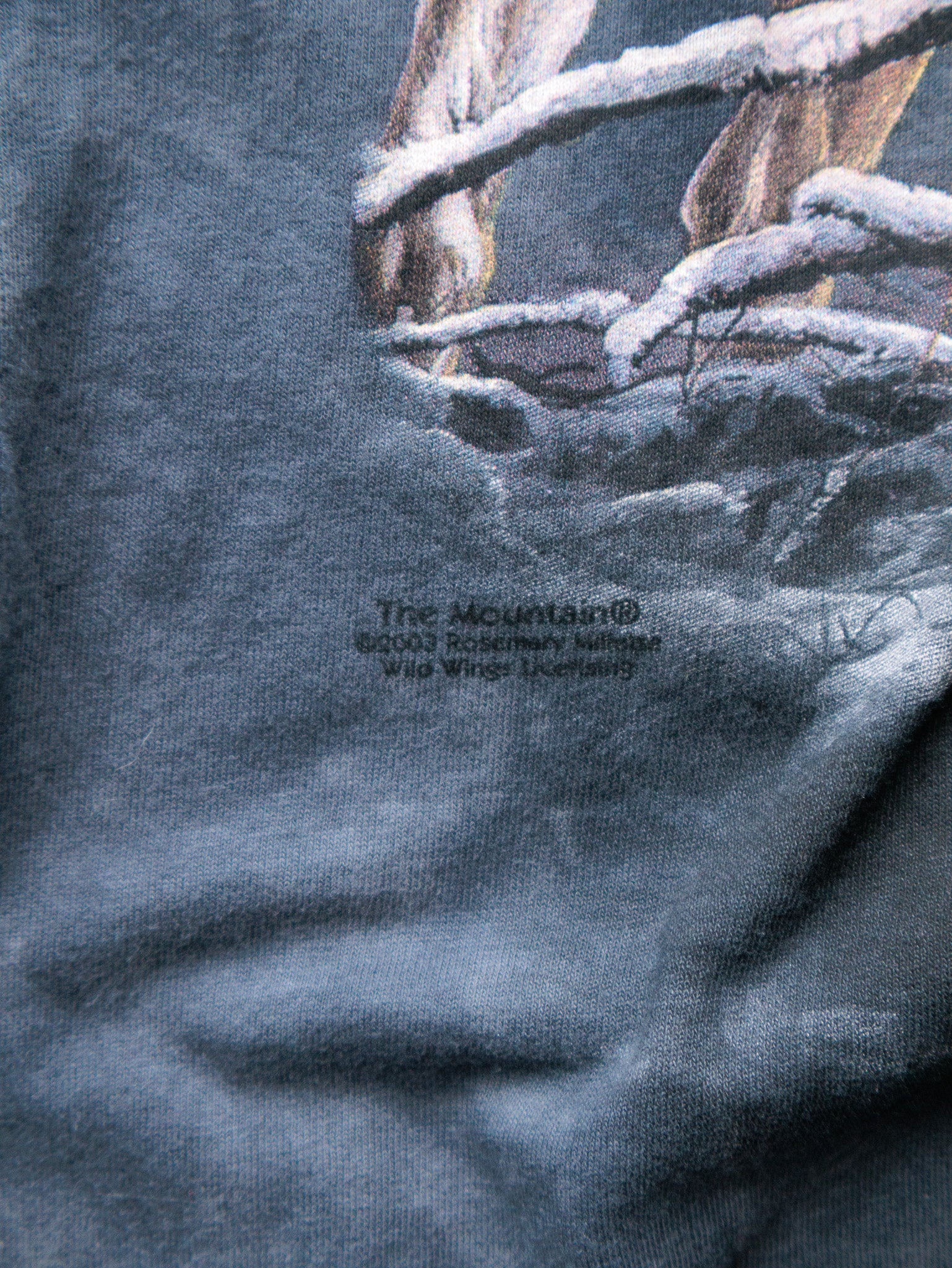 Vintage 2003 Blue The Mountain Deer Long Sleeve (XL)