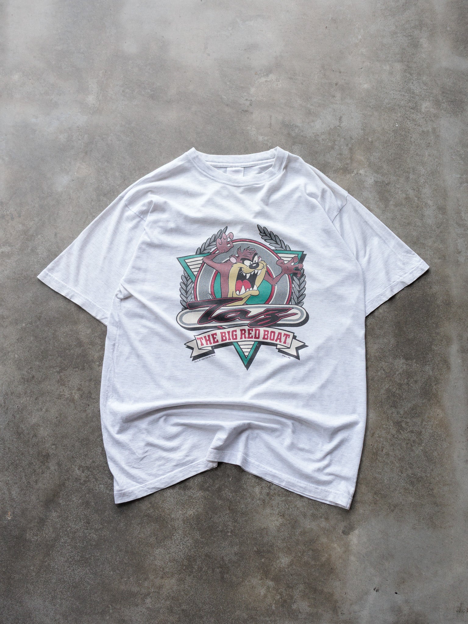 Vintage 1994 White Looney Tunes Taz Tee (-)