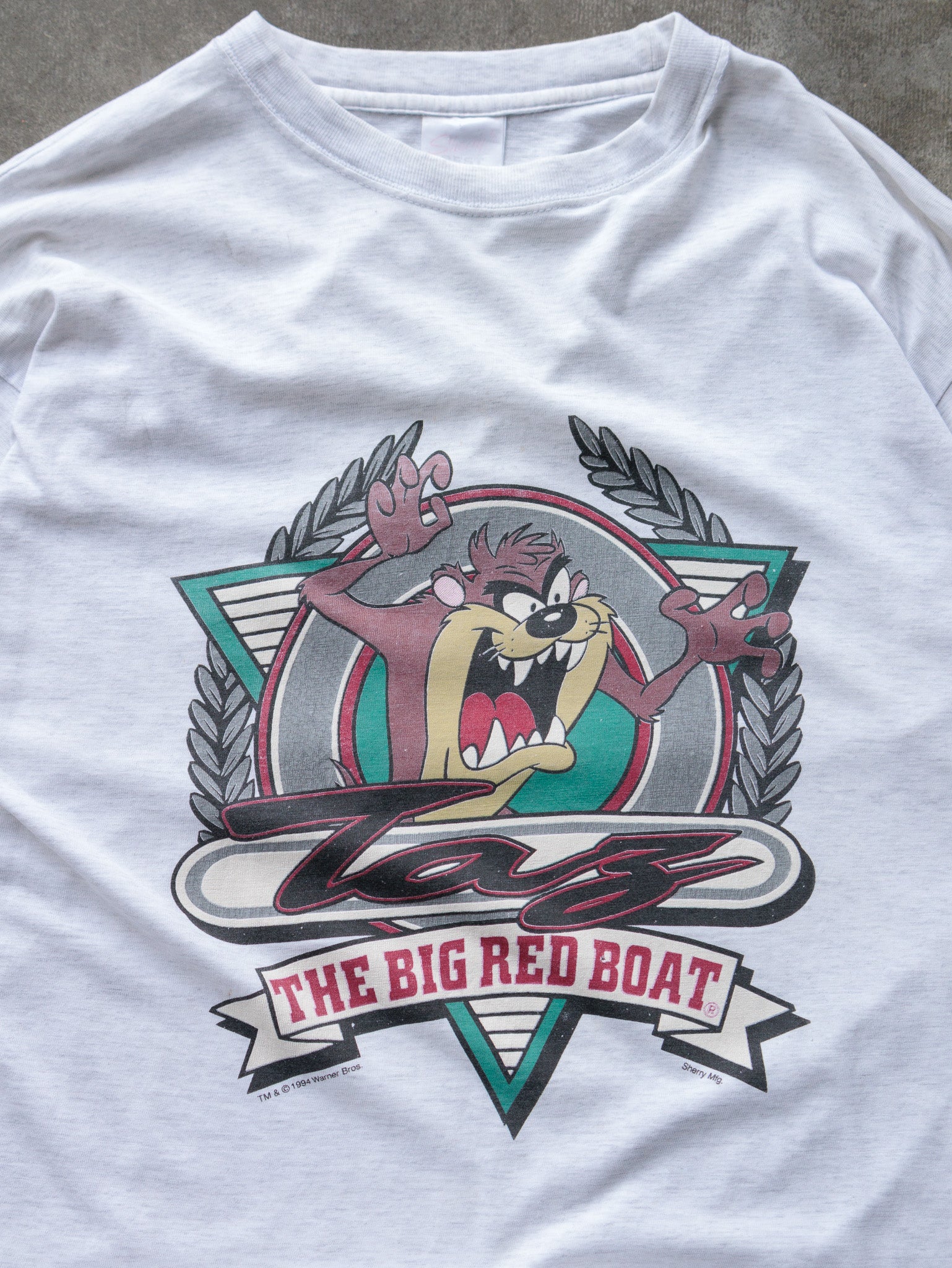 Vintage 1994 White Looney Tunes Taz Tee (-)