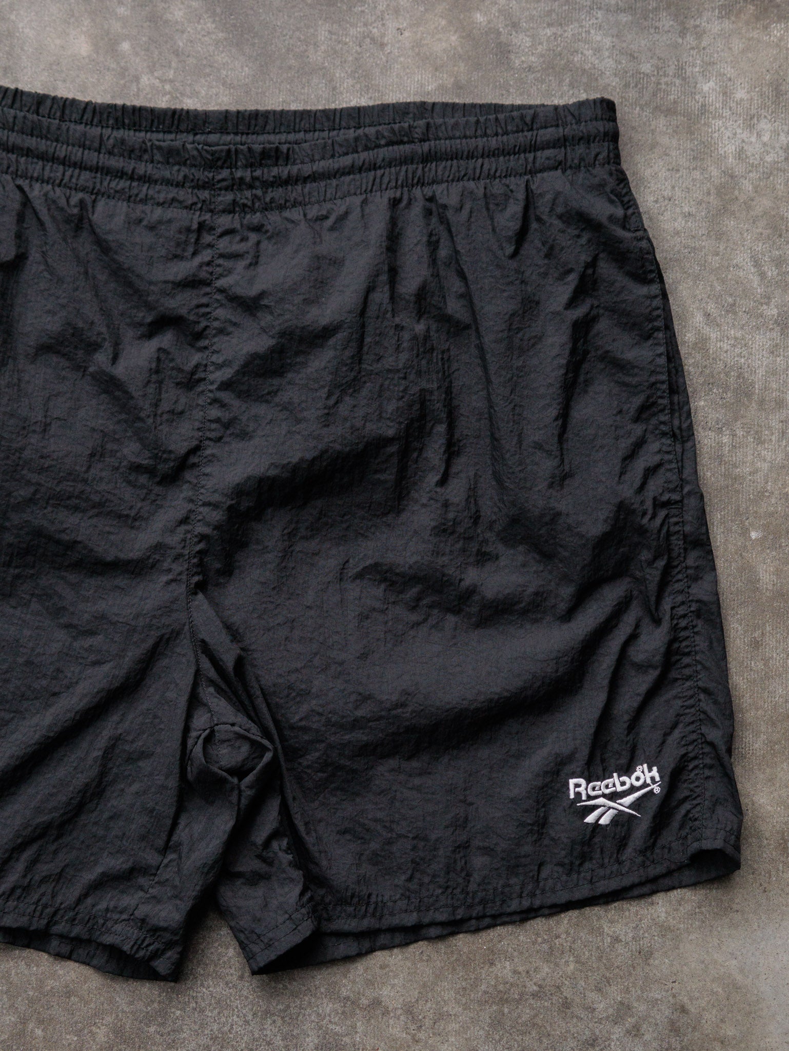 Vintage 00s Black Reebok Swim Shorts (M)