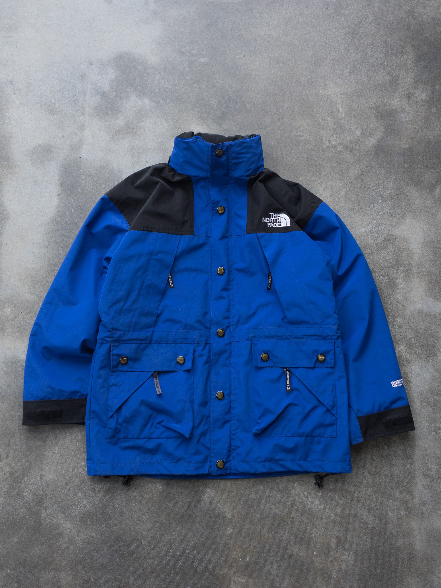 Vintage Blue The North Face Gore-Tex Mountain Jacket (M)