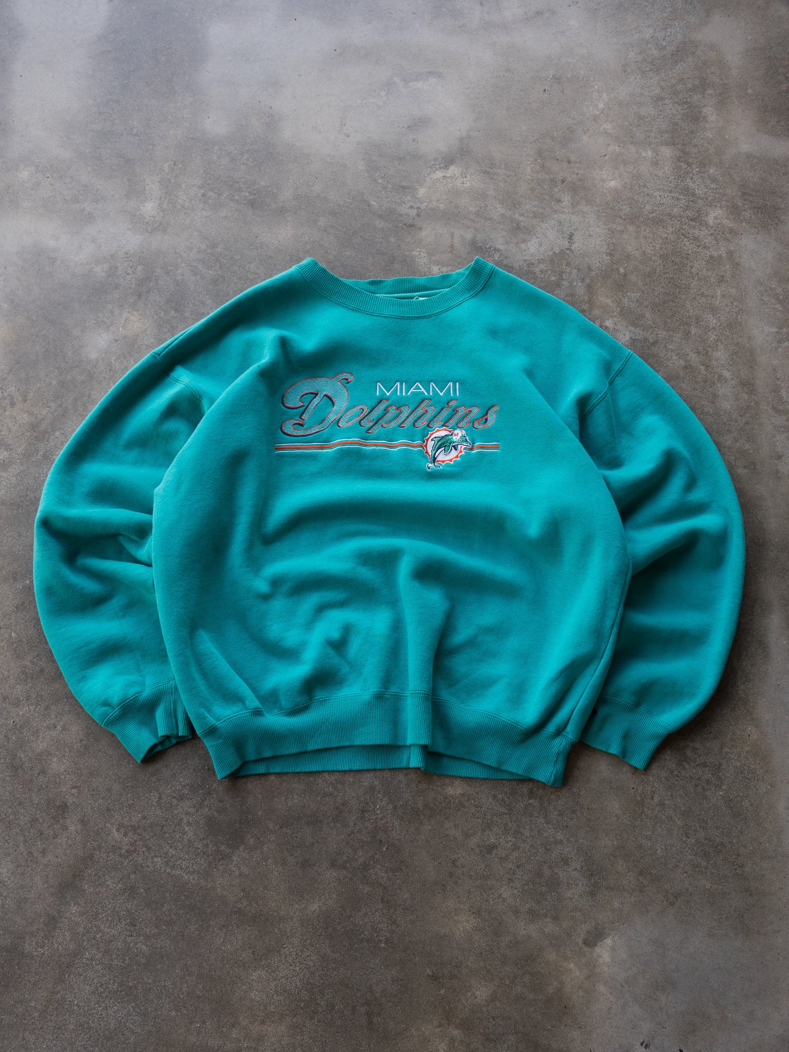 Vintage 90s Majestic Miami Dolphins Sweatshirt (XL)