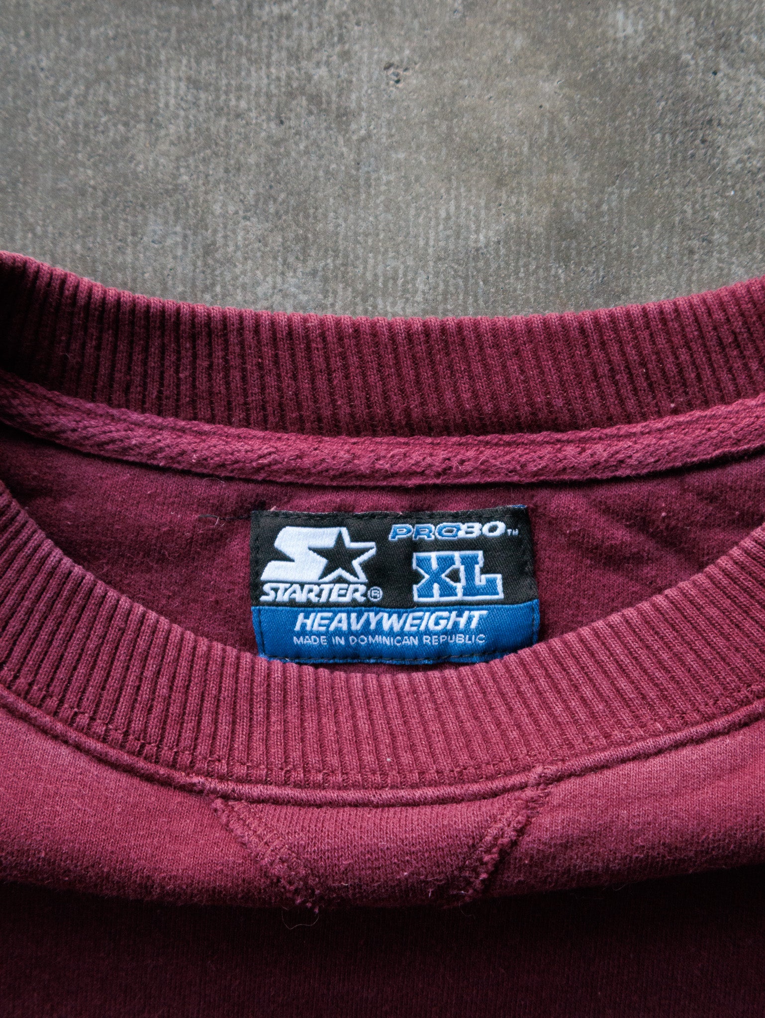 Vintage 00s Maroon Starter Sweatshirt (XL)