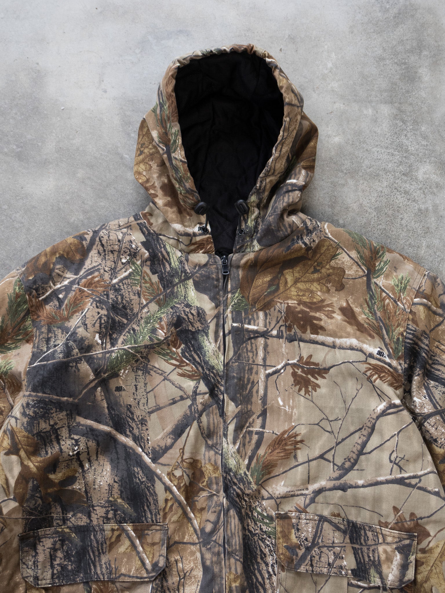Vintage Camo Realtree Hooded Jacket (3XL)