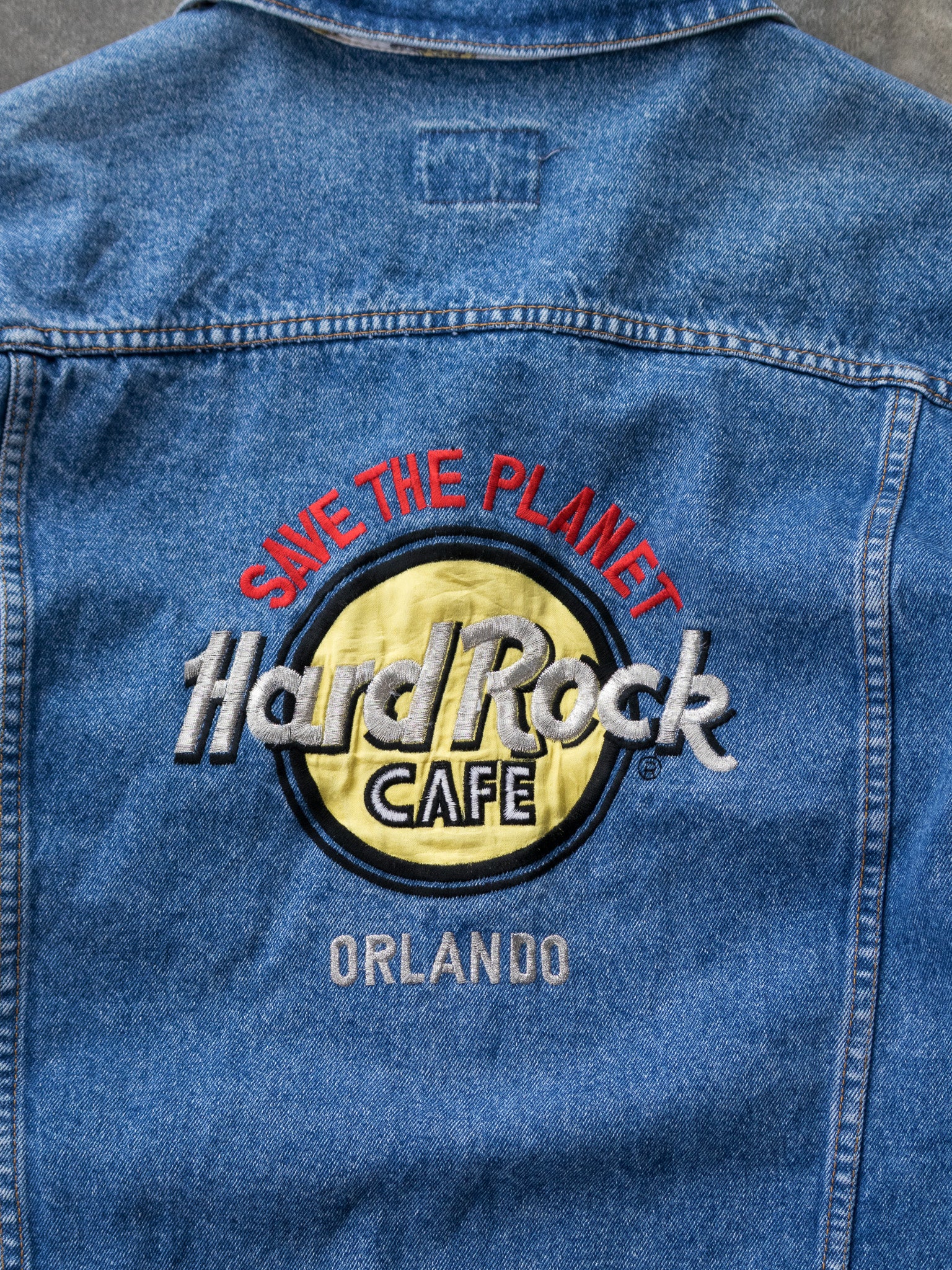Vintage Hard Rock Cafe Orlando Denim Jacket (L)