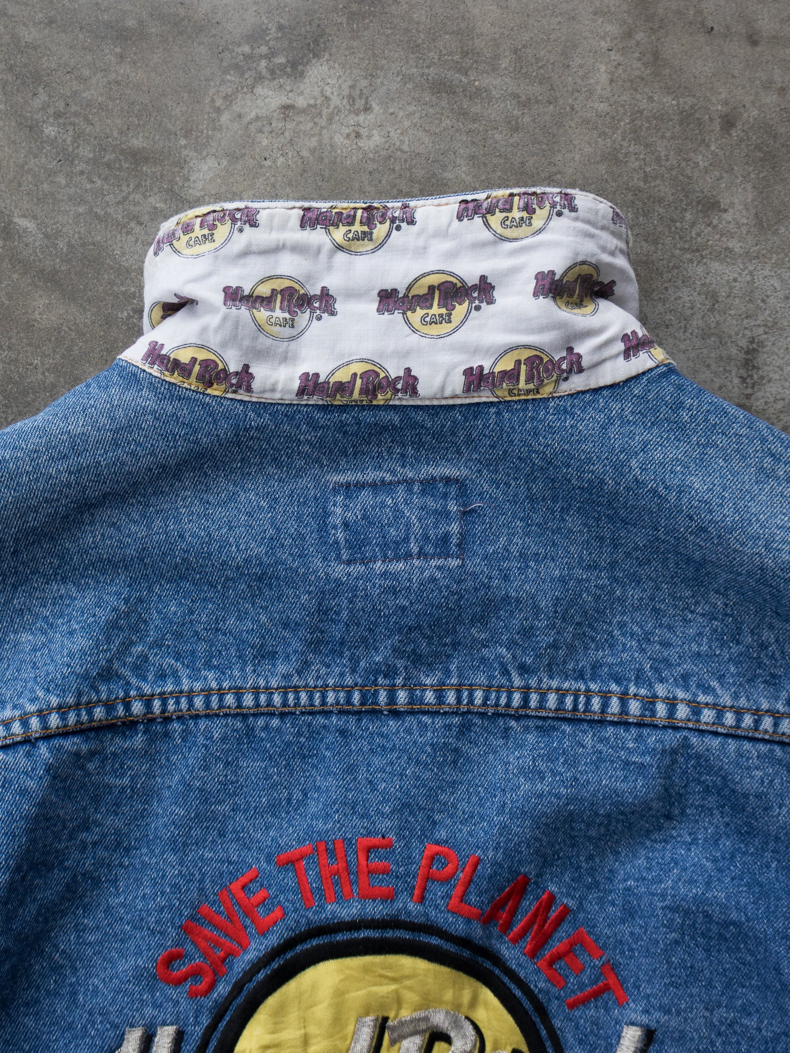 Vintage Hard Rock Cafe Orlando Denim Jacket (L)