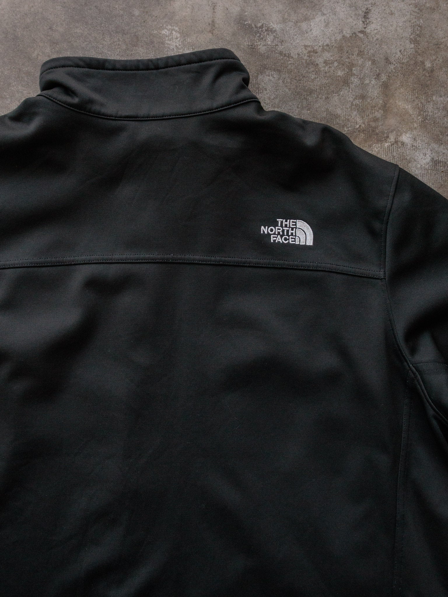 Vintage Black The North Face Windwall Jacket (2XL)