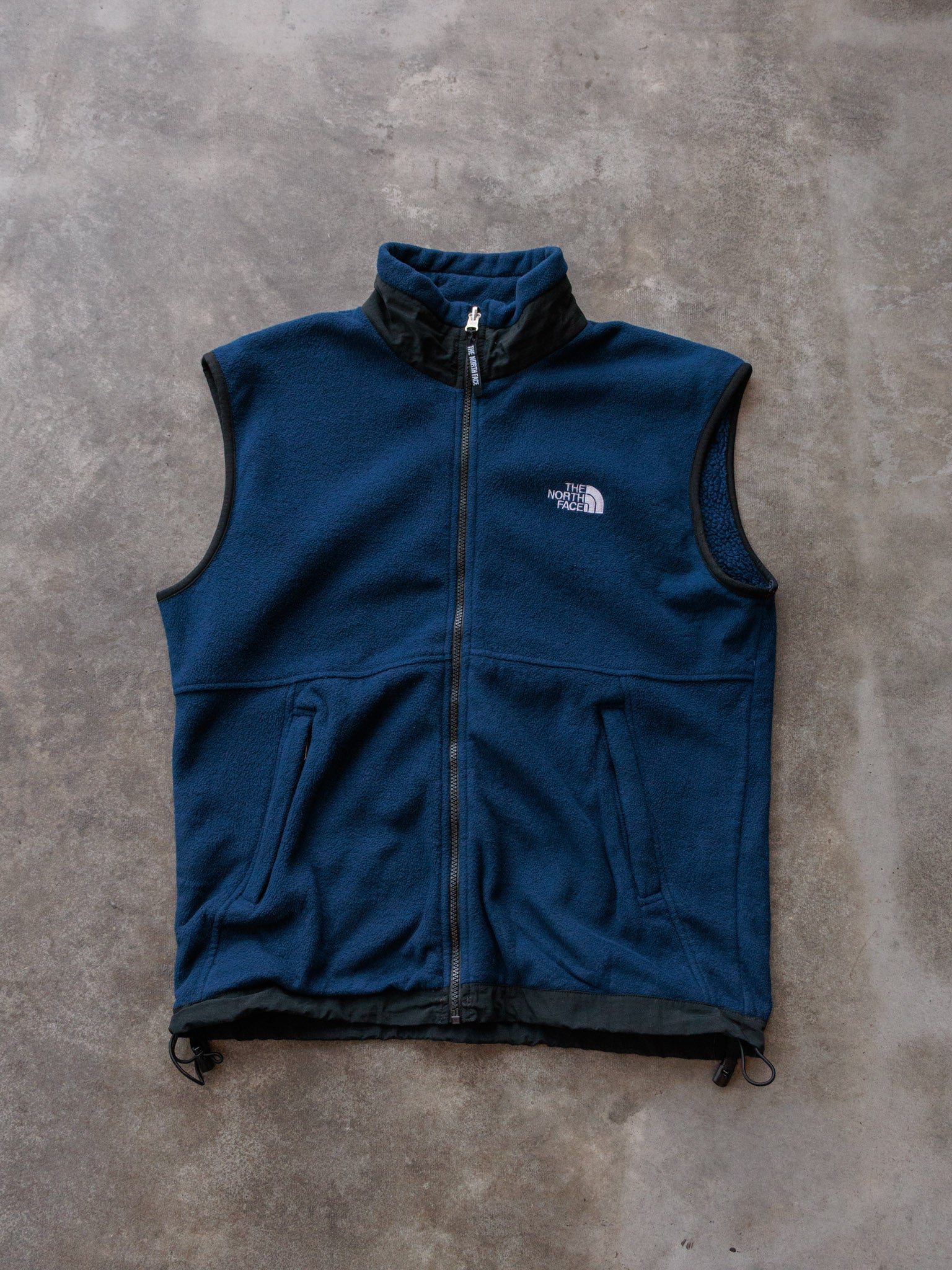 Vintage 90s Navy The North Face Fleece Vest (M)