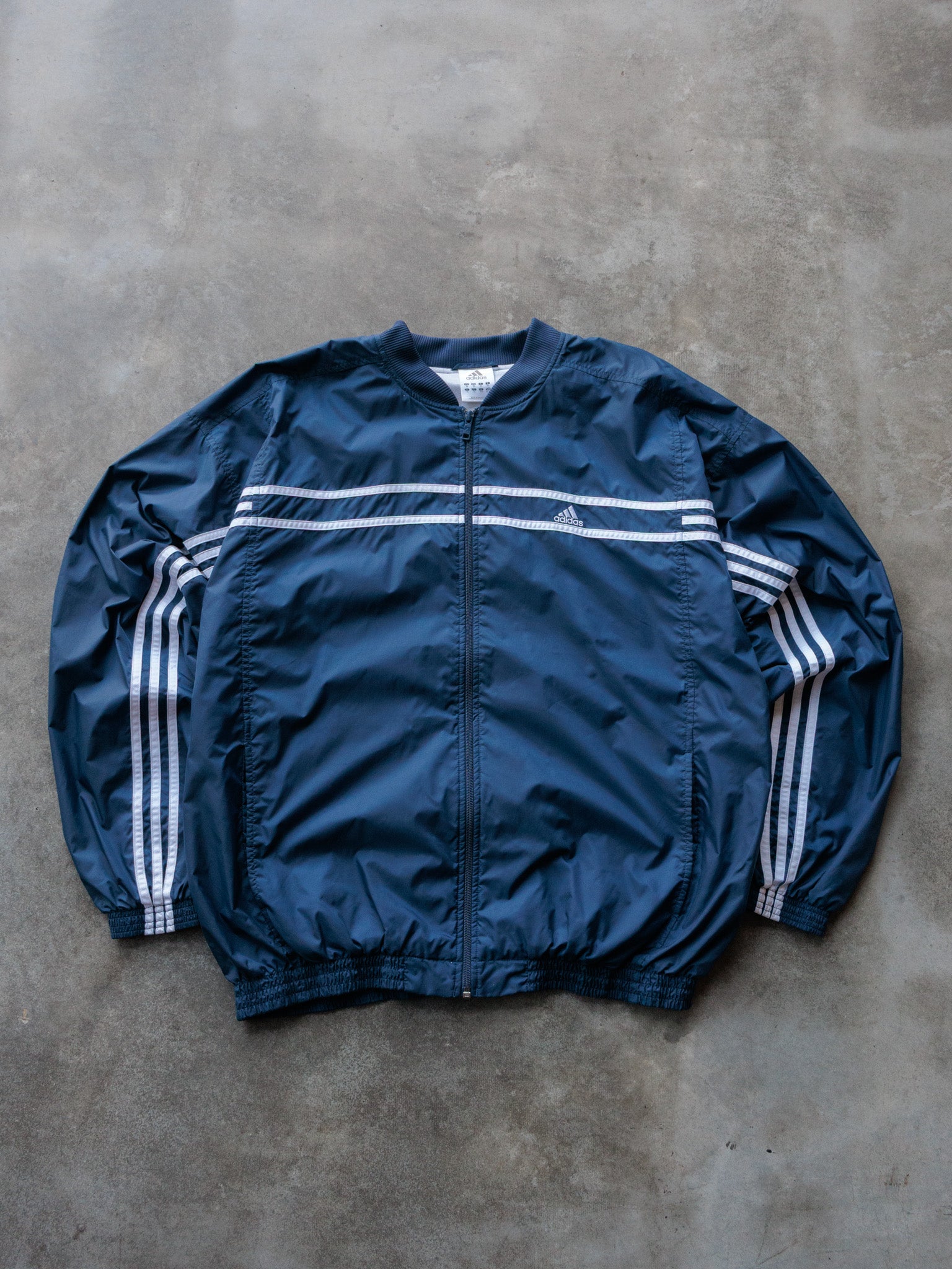 00s  トラックジャケット XL ネイビー Vintage 00s Navy Adidas Jacket (XL)