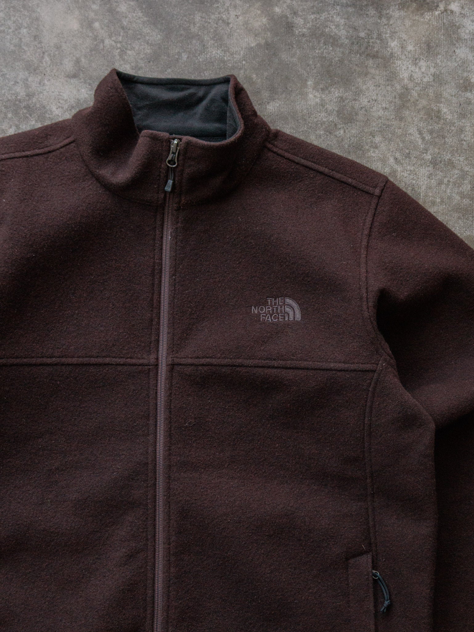 Vintage Brown The North Face Fleece Jacket (L)