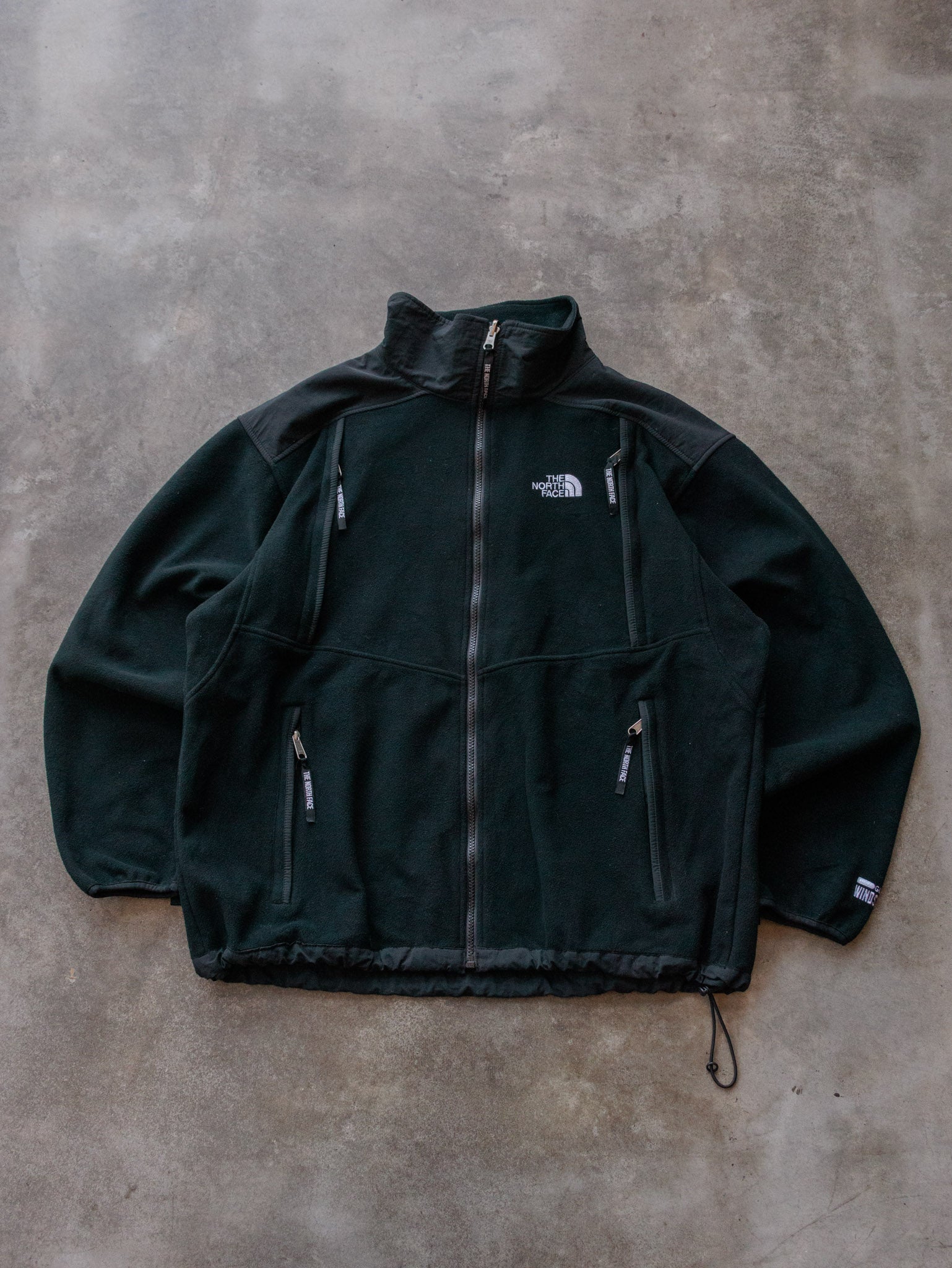Vintage 00s Green The North Face Windstopper Fleece Jacket (XL)