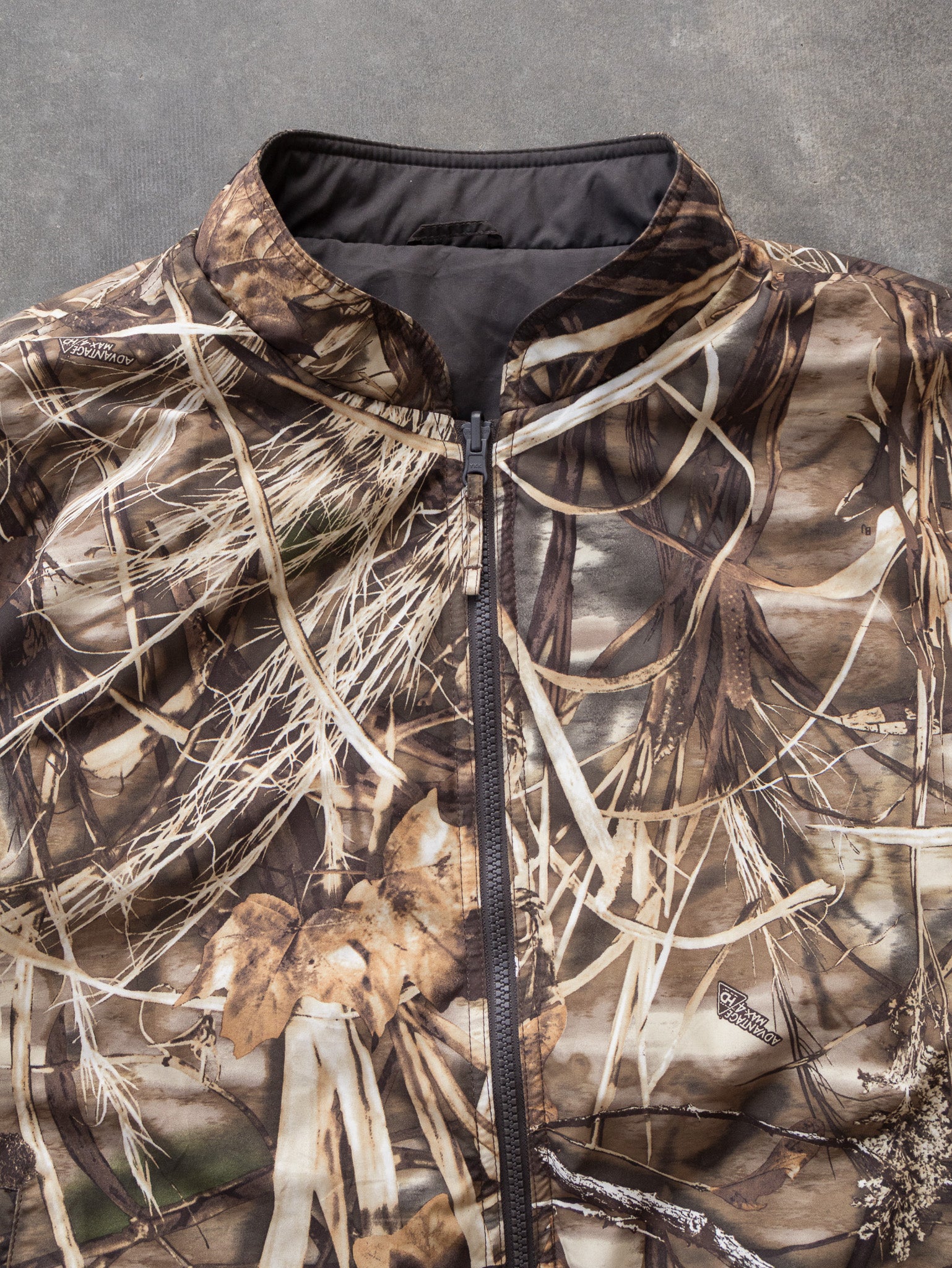 Vintage Advantage Max-4 Reversible Camo Puffer Jacket (L)