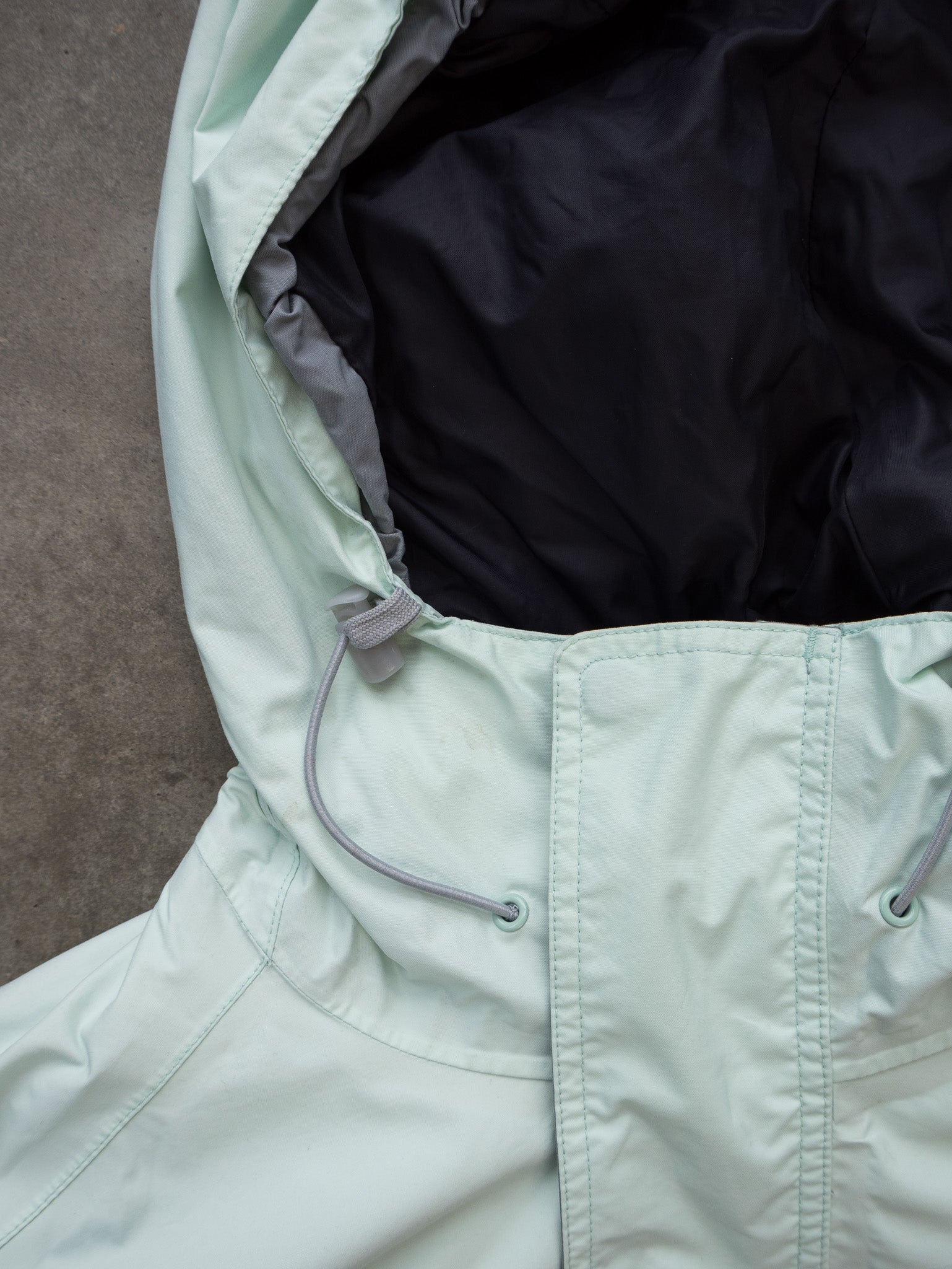 Vintage Mint and Grey Nike ACG Therma-Fit Hooded Jacket (Women's S)