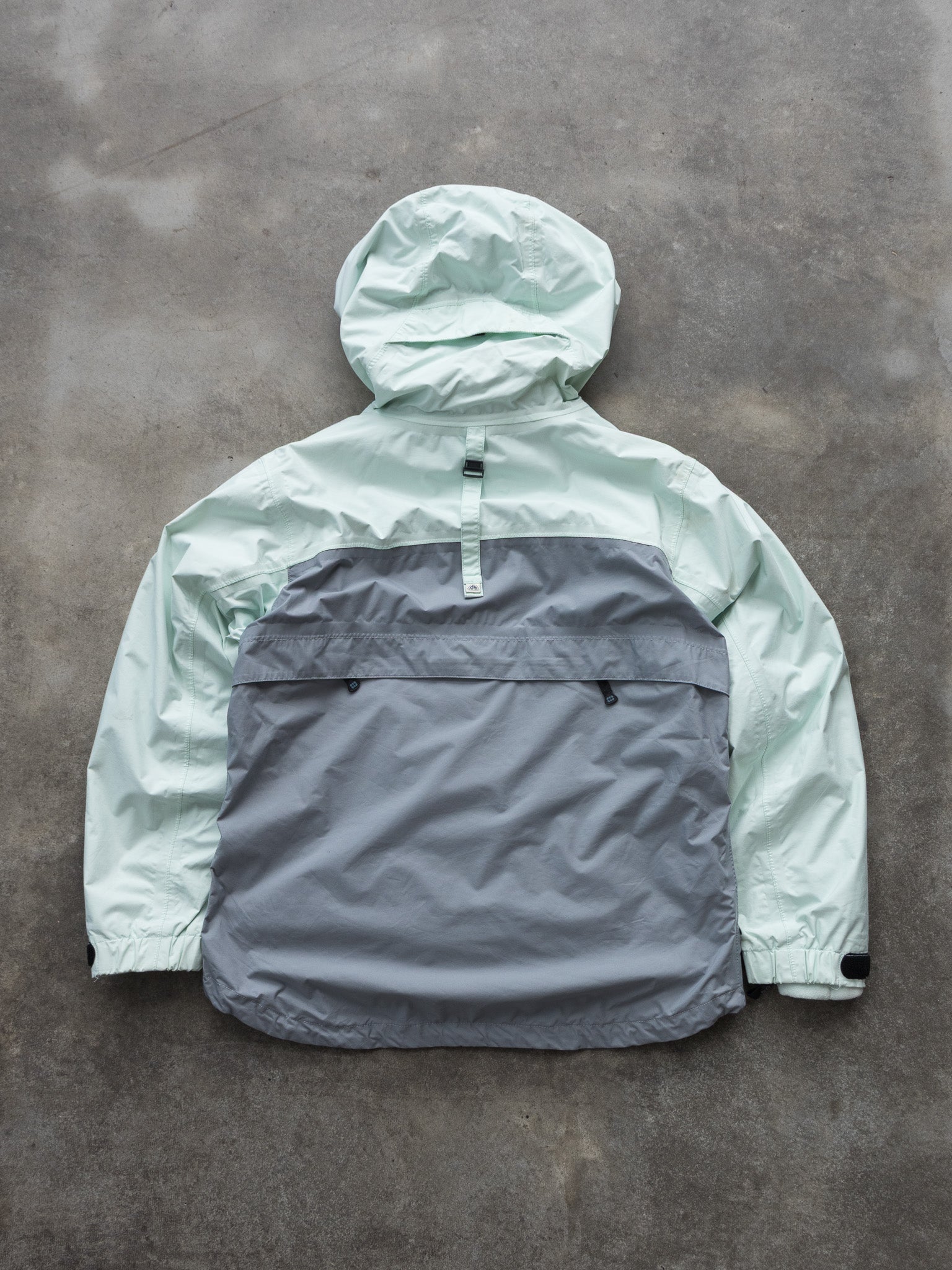 Vintage Mint and Grey Nike ACG Therma-Fit Hooded Jacket (Women's S)