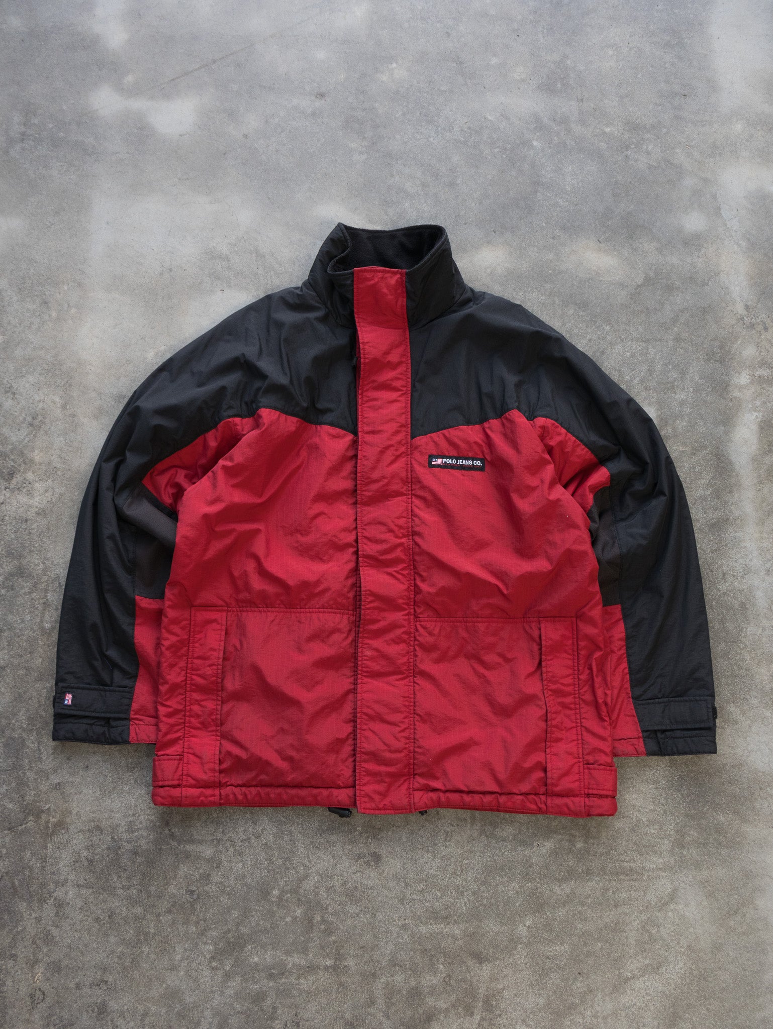 Vintage Red Polo Jeans Co. Ralph Lauren Jacket (L)