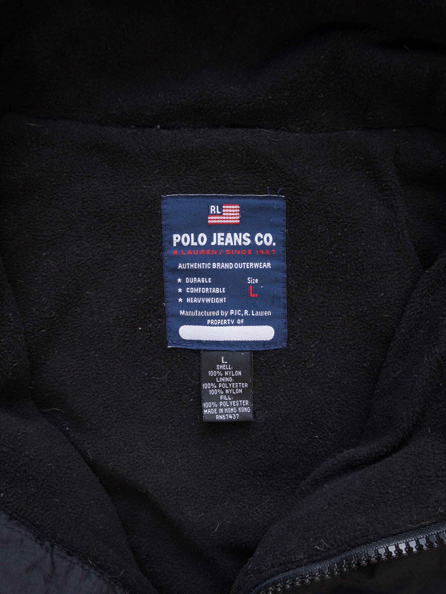 Vintage Red Polo Jeans Co. Ralph Lauren Jacket (L)