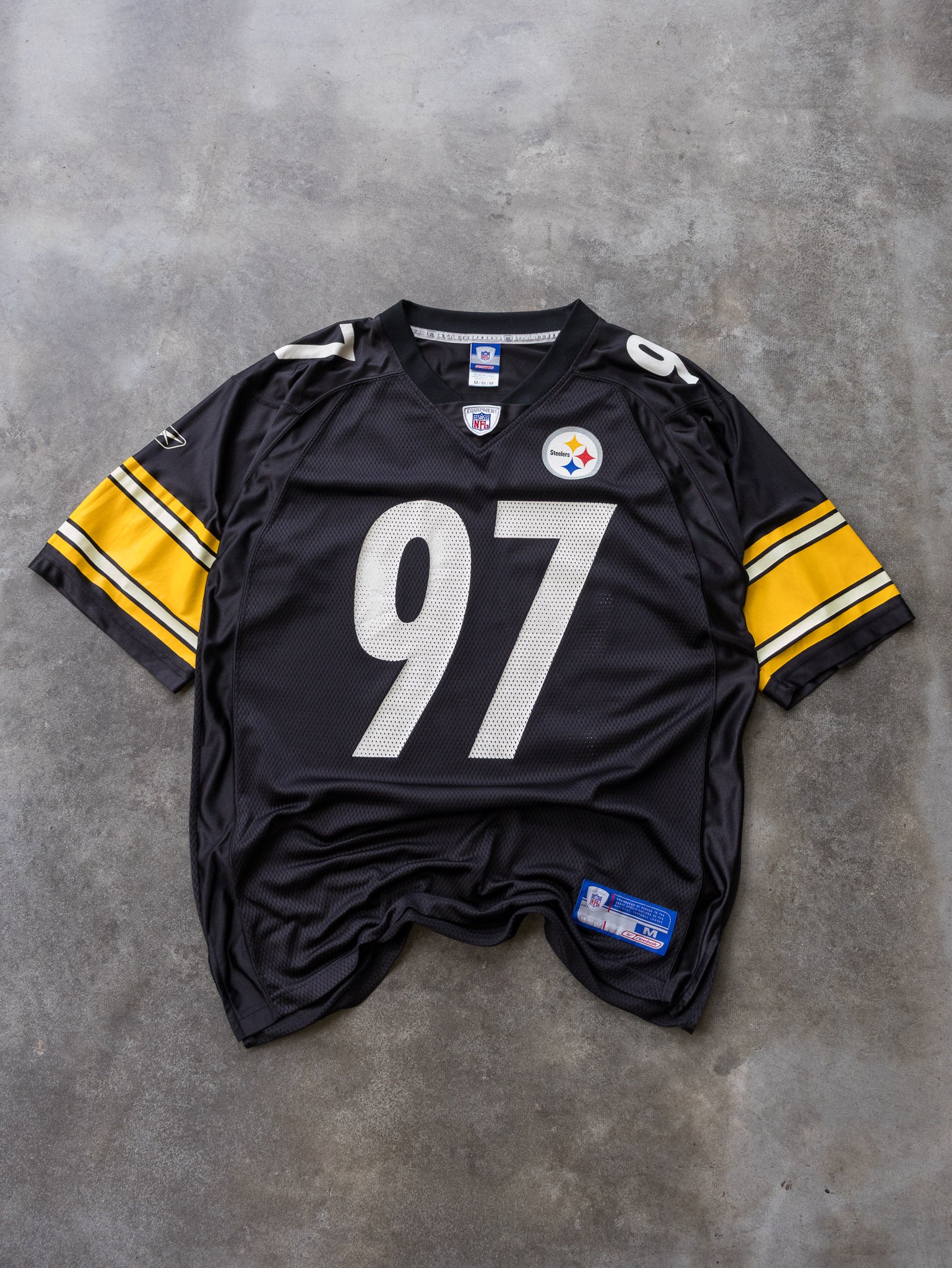 Vintage 00s Reebok Pittsburgh Steelers Kendrell Bell NFL Jersey (M)