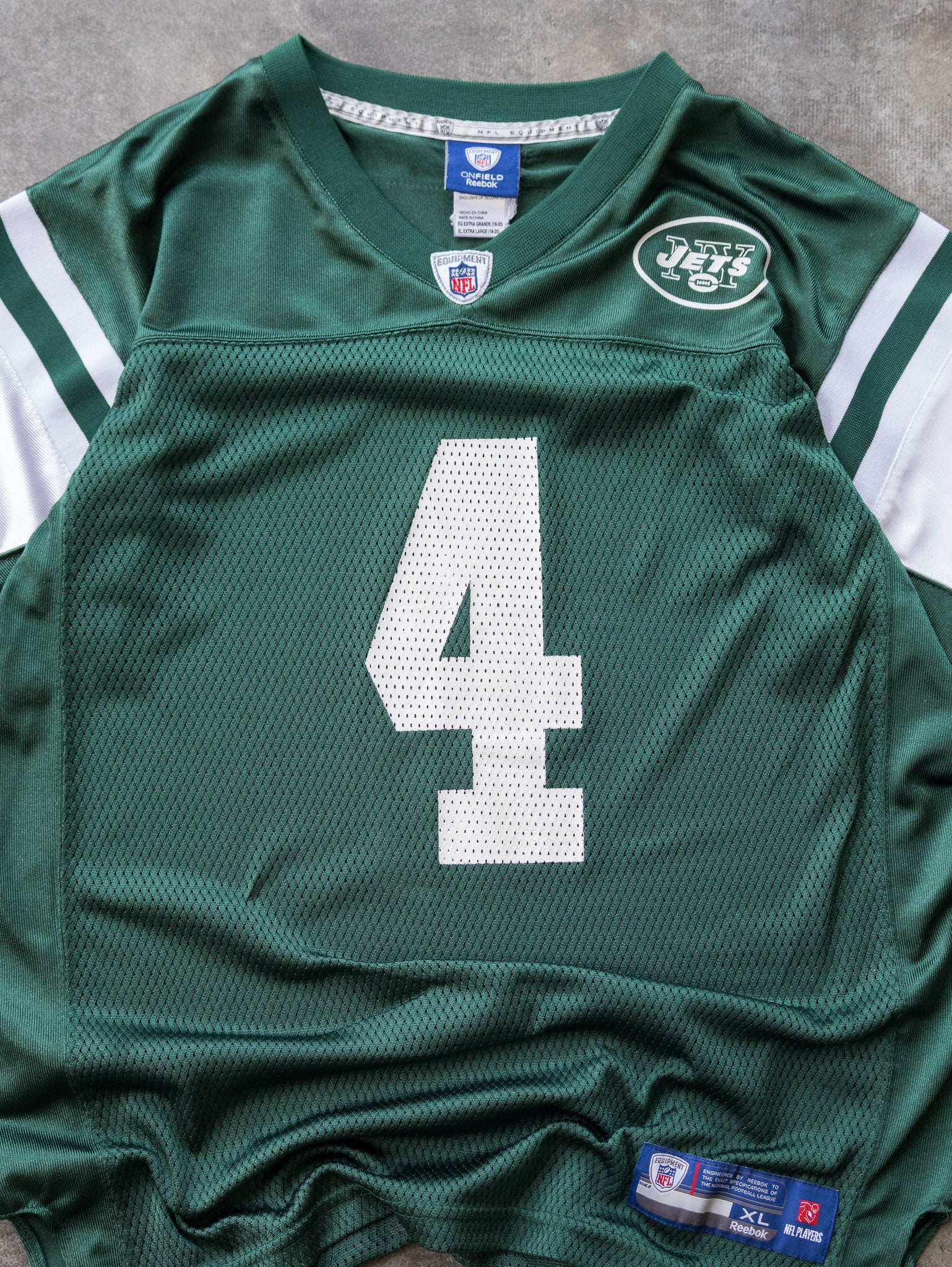 Vintage 00s Reebok New York Jets Brett Favre NFL Jersey (18-20Y)