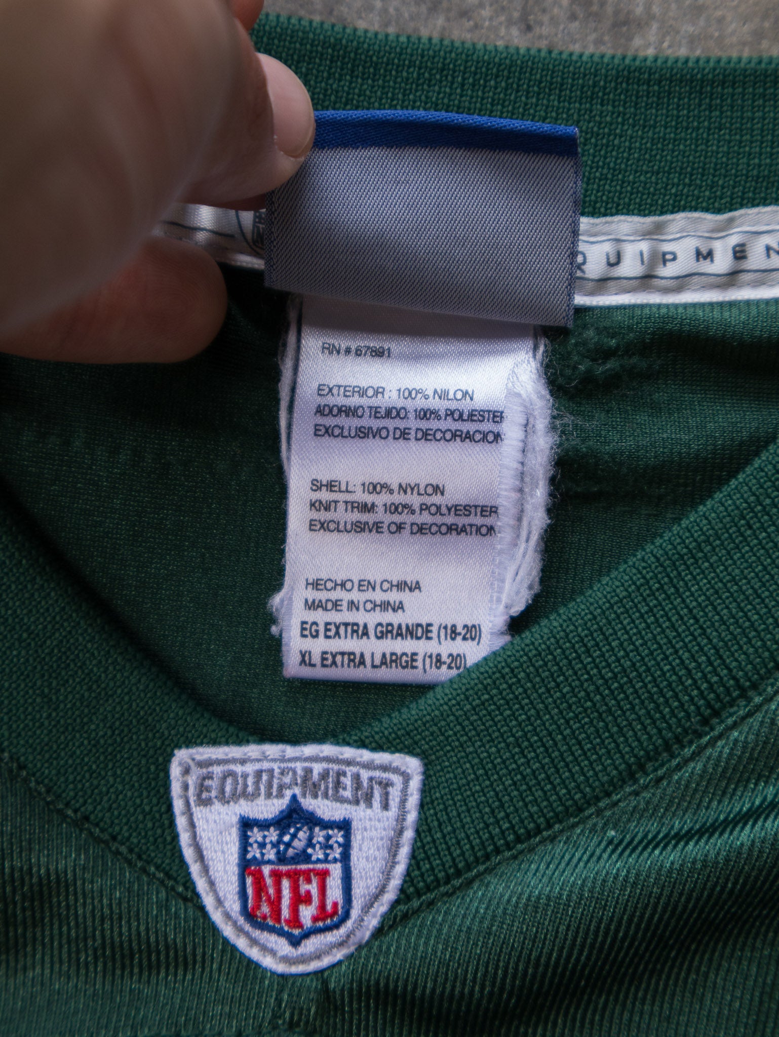Vintage 00s Reebok New York Jets Brett Favre NFL Jersey (18-20Y)