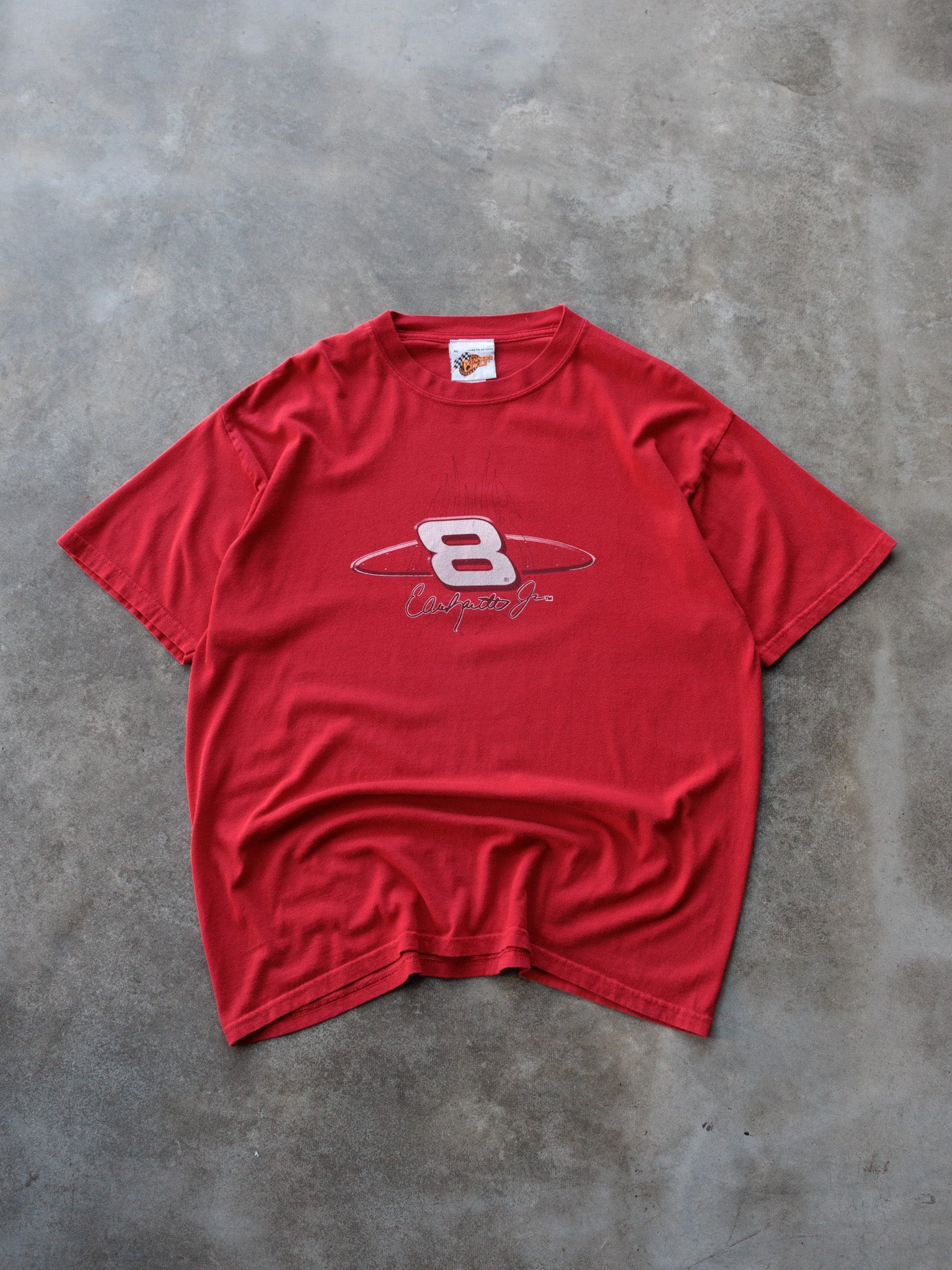 Vintage Red NASCAR Dale Earnhardt Jr. #8 Tee (XL)