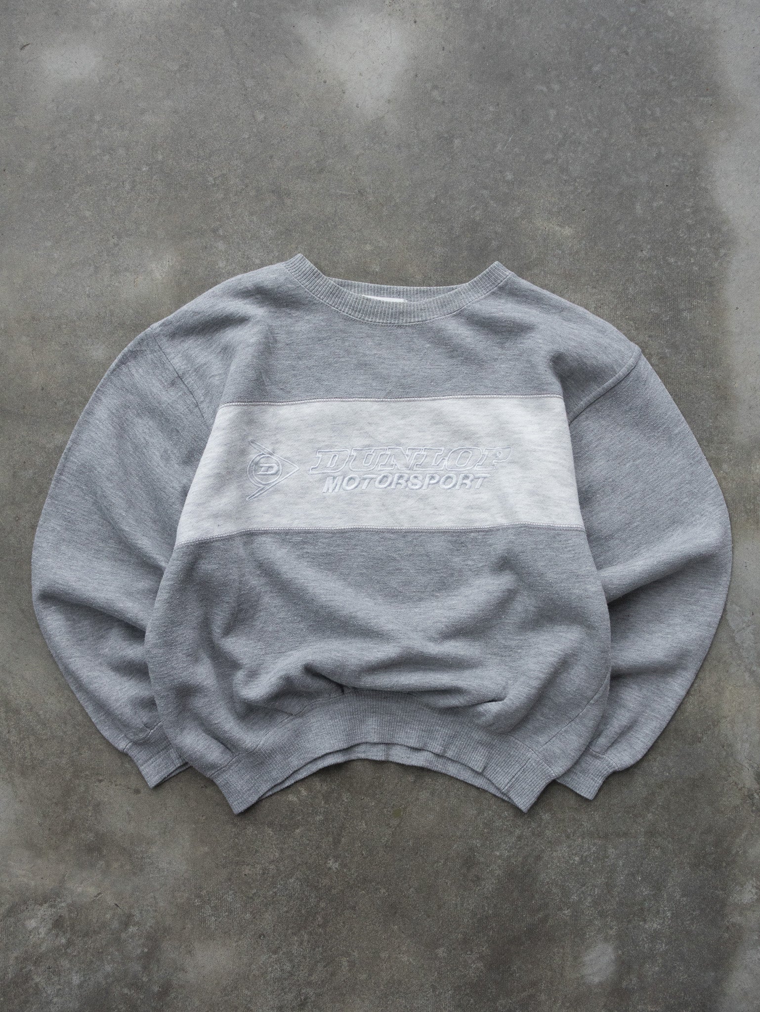 Vintage Grey Dunlop Motorsport Sweatshirt (S)