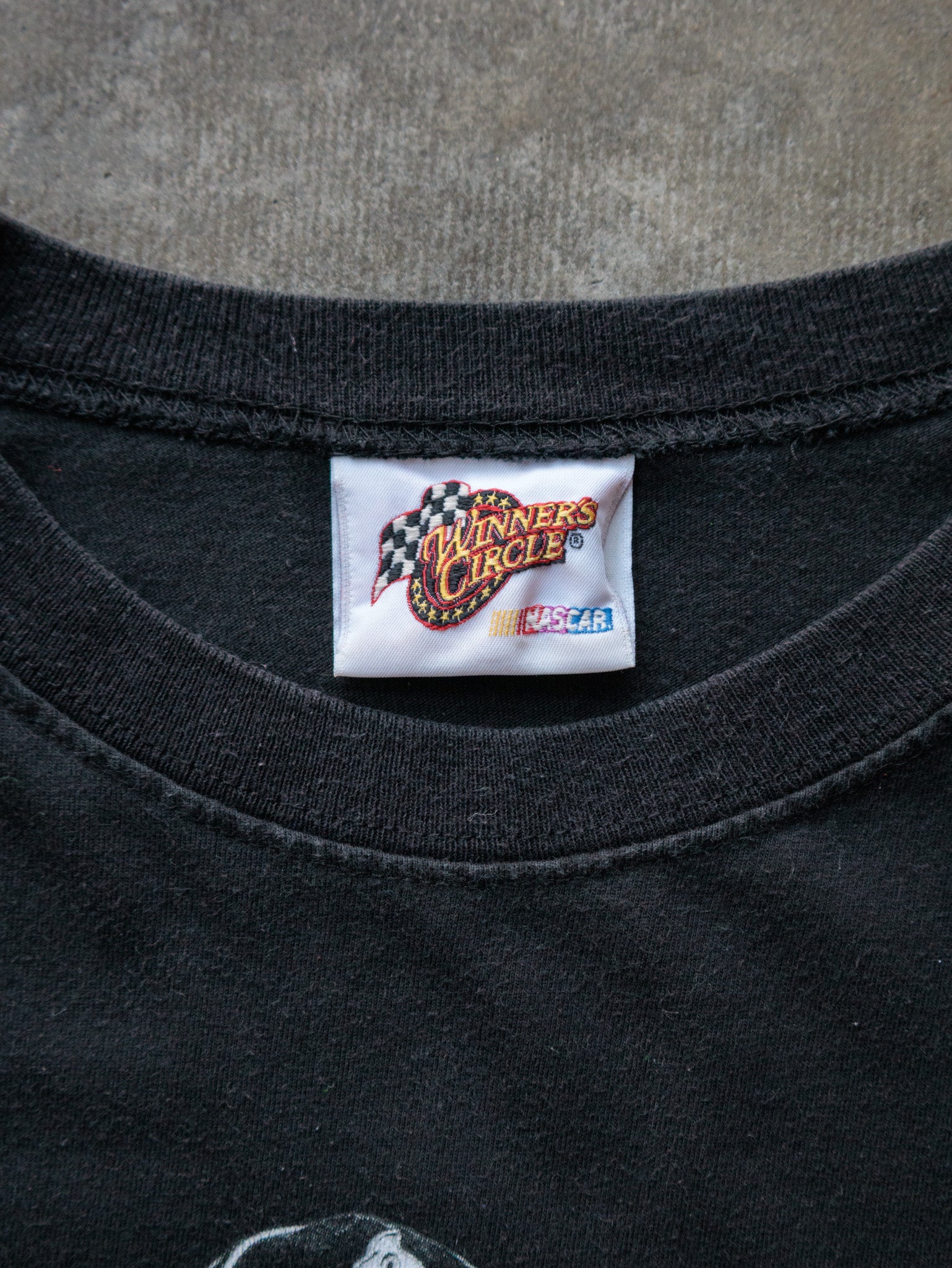 Vintage 00s Black NASCAR Dale Jr Long Sleeve (-)