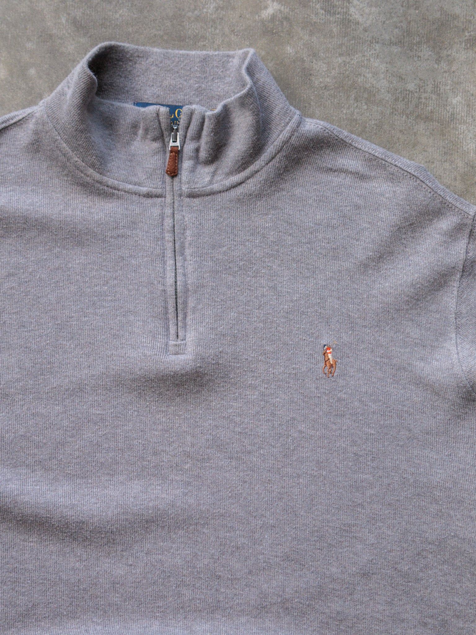Vintage Grey Polo Ralph Lauren Sweatshirt (M)