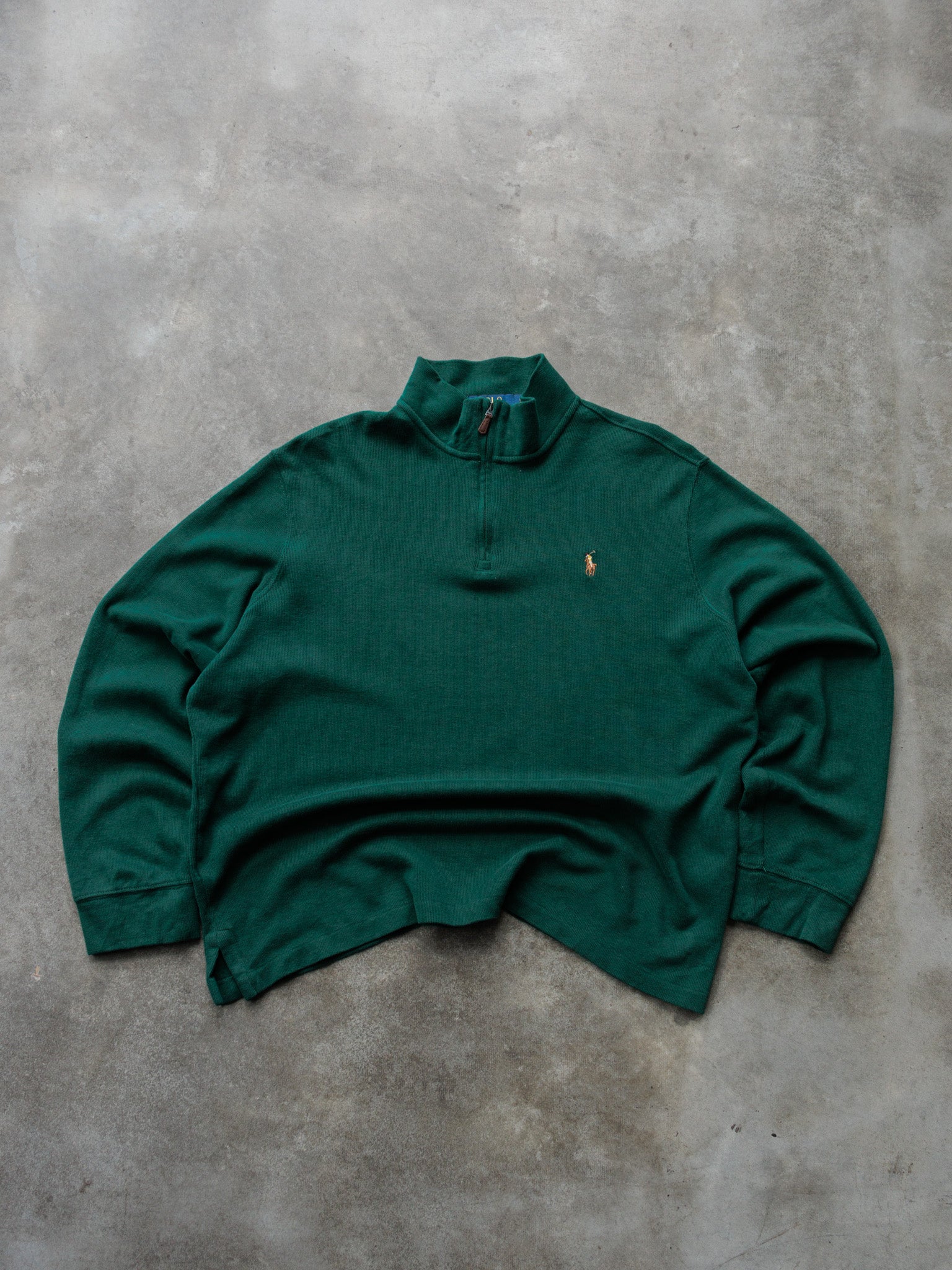 Vintage Green Ralph Lauren Knit Sweatshirt (L)