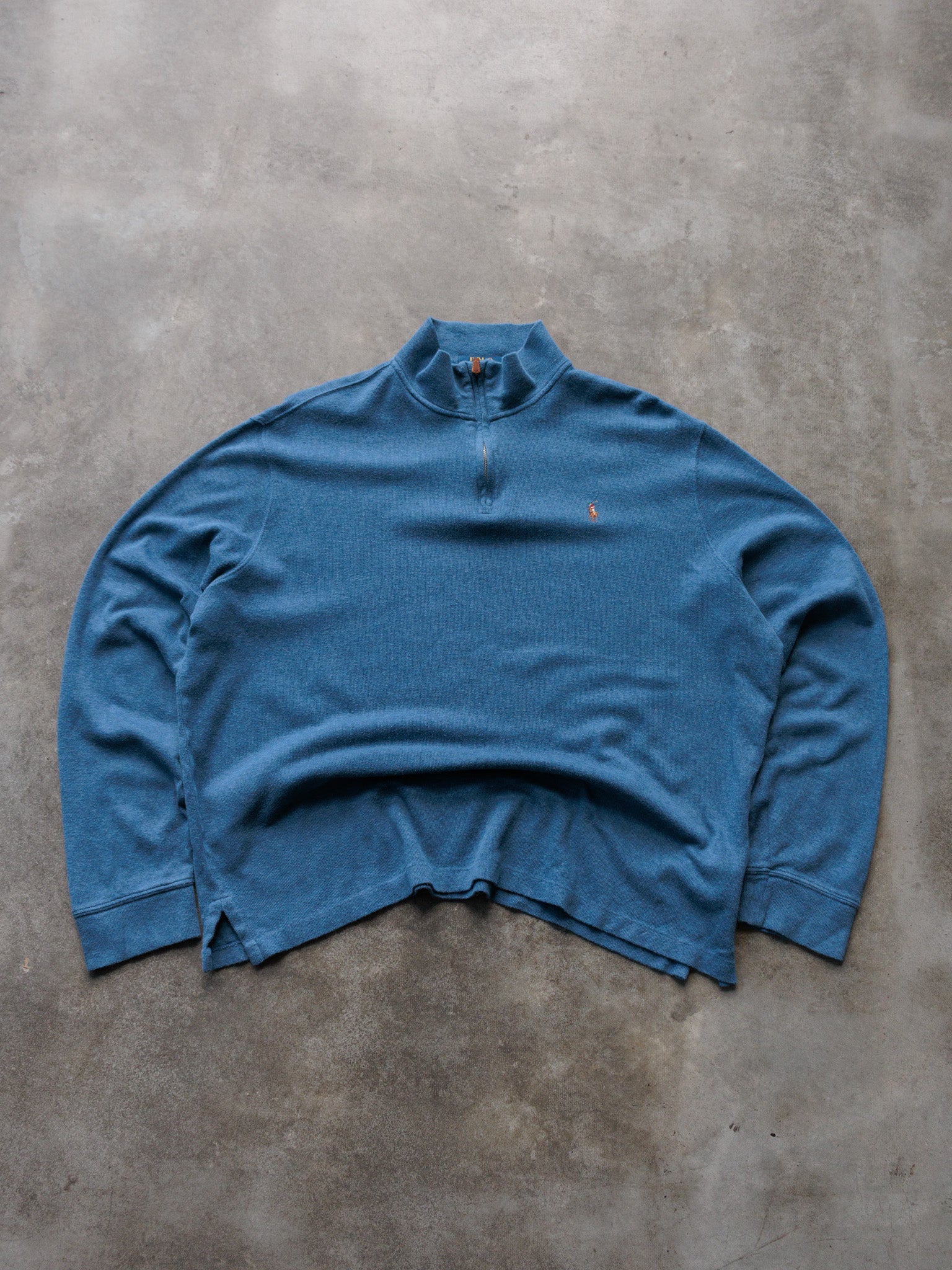 Vintage Blue Polo Ralph Lauren Sweatshirt (L)