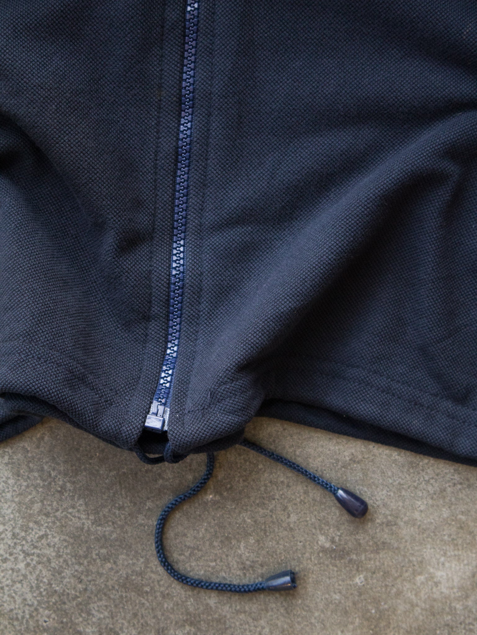 Vintage 90s Navy Nike Zip Hoodie (2XL)