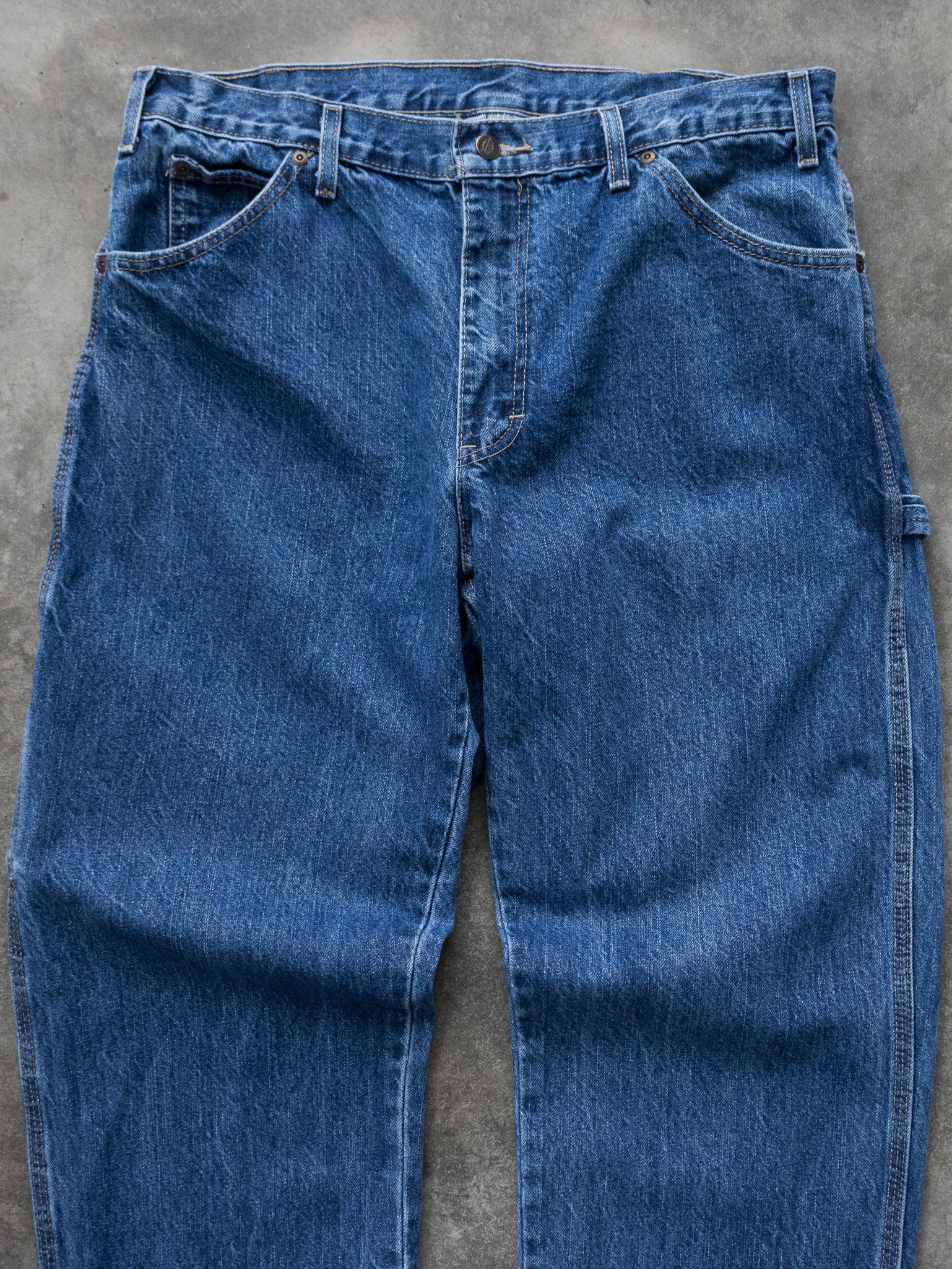 Vintage Blue Dickies Carpenter Jeans (W34)
