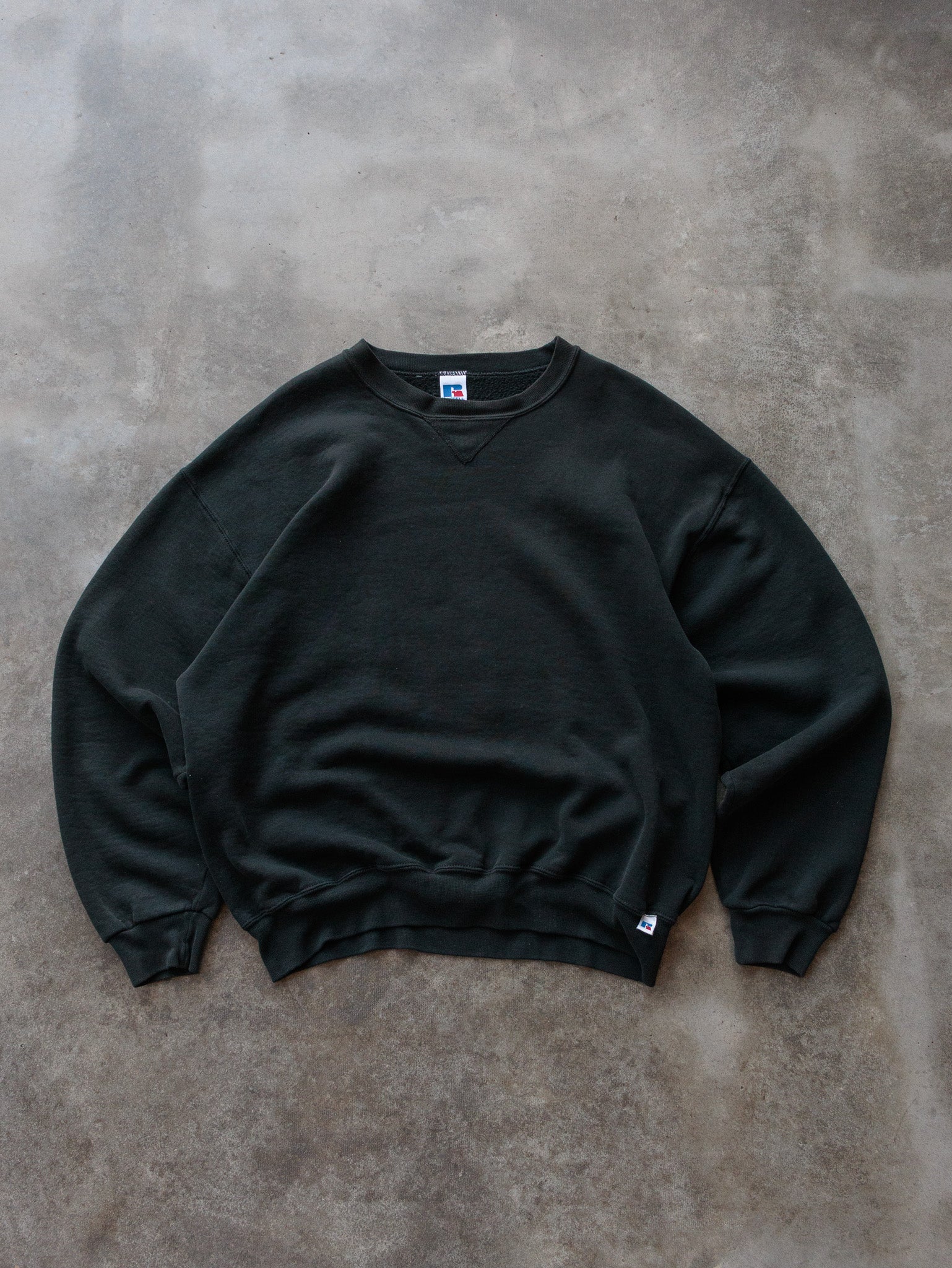 Vintage Green Russell Athletic Sweatshirt (XL)