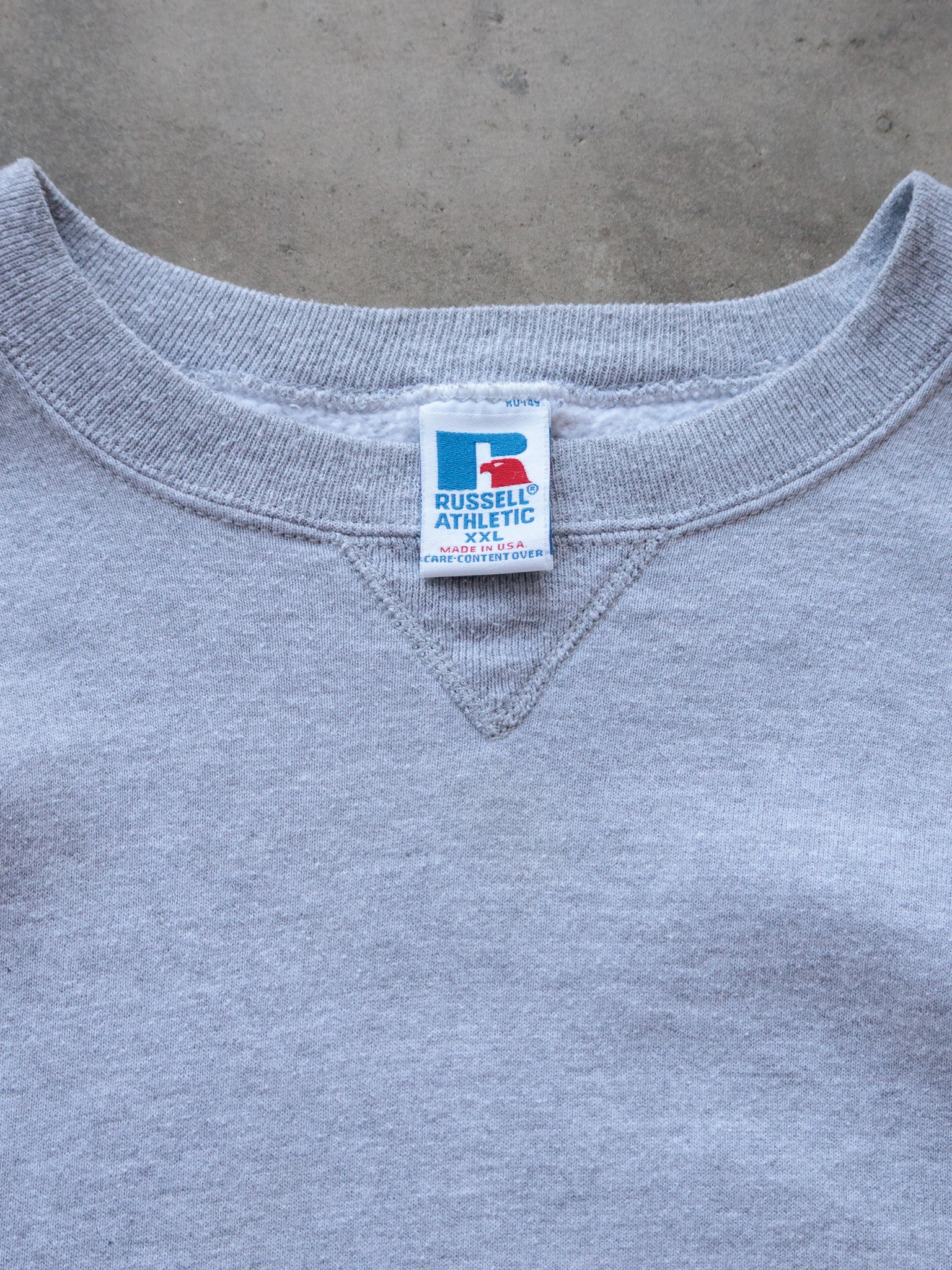 Vintage 90s Grey Russell Athletic Sweatshirt (2XL)