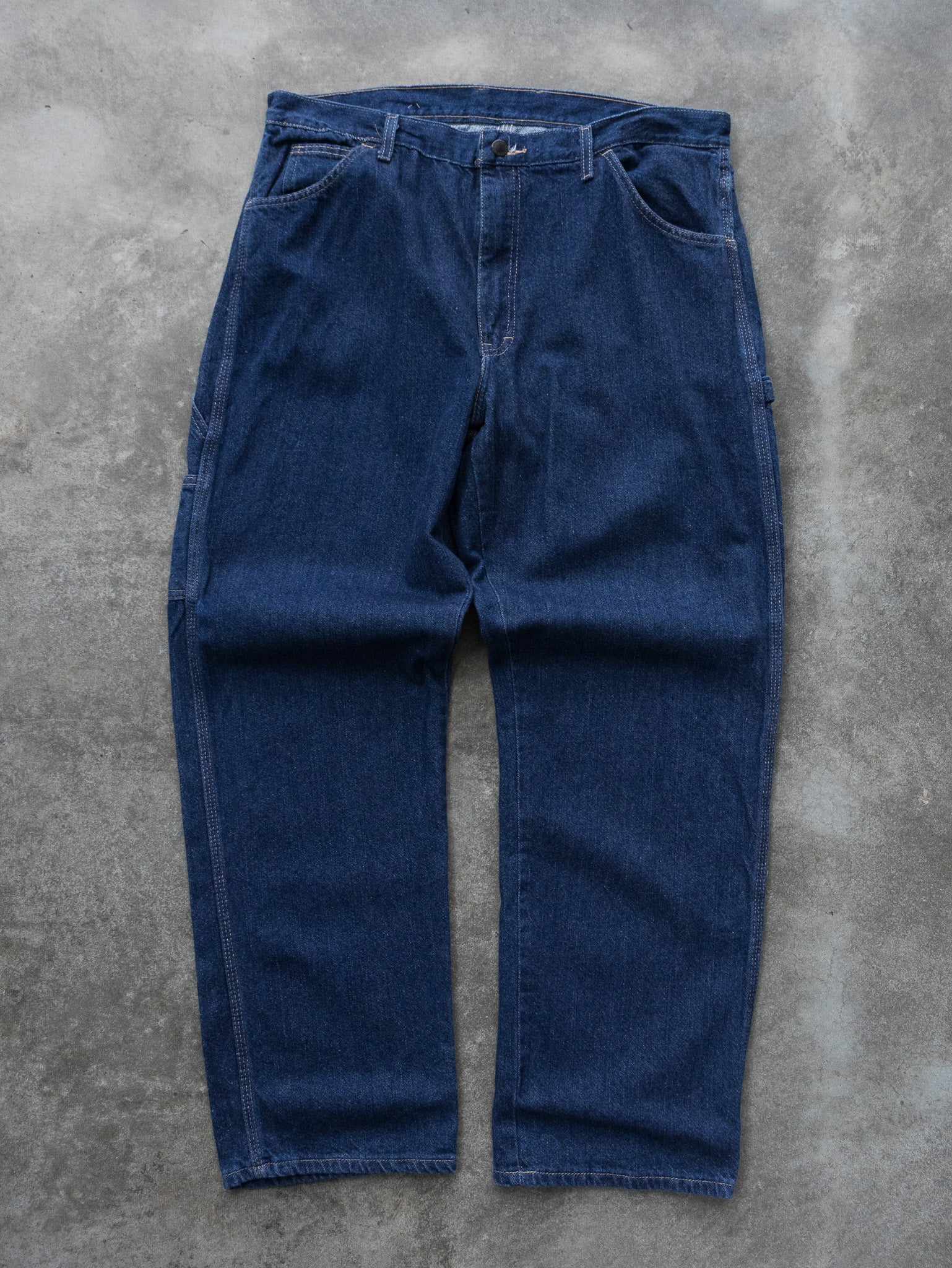 Vintage Dark Blue Dickies Carpenter Jeans (W36)