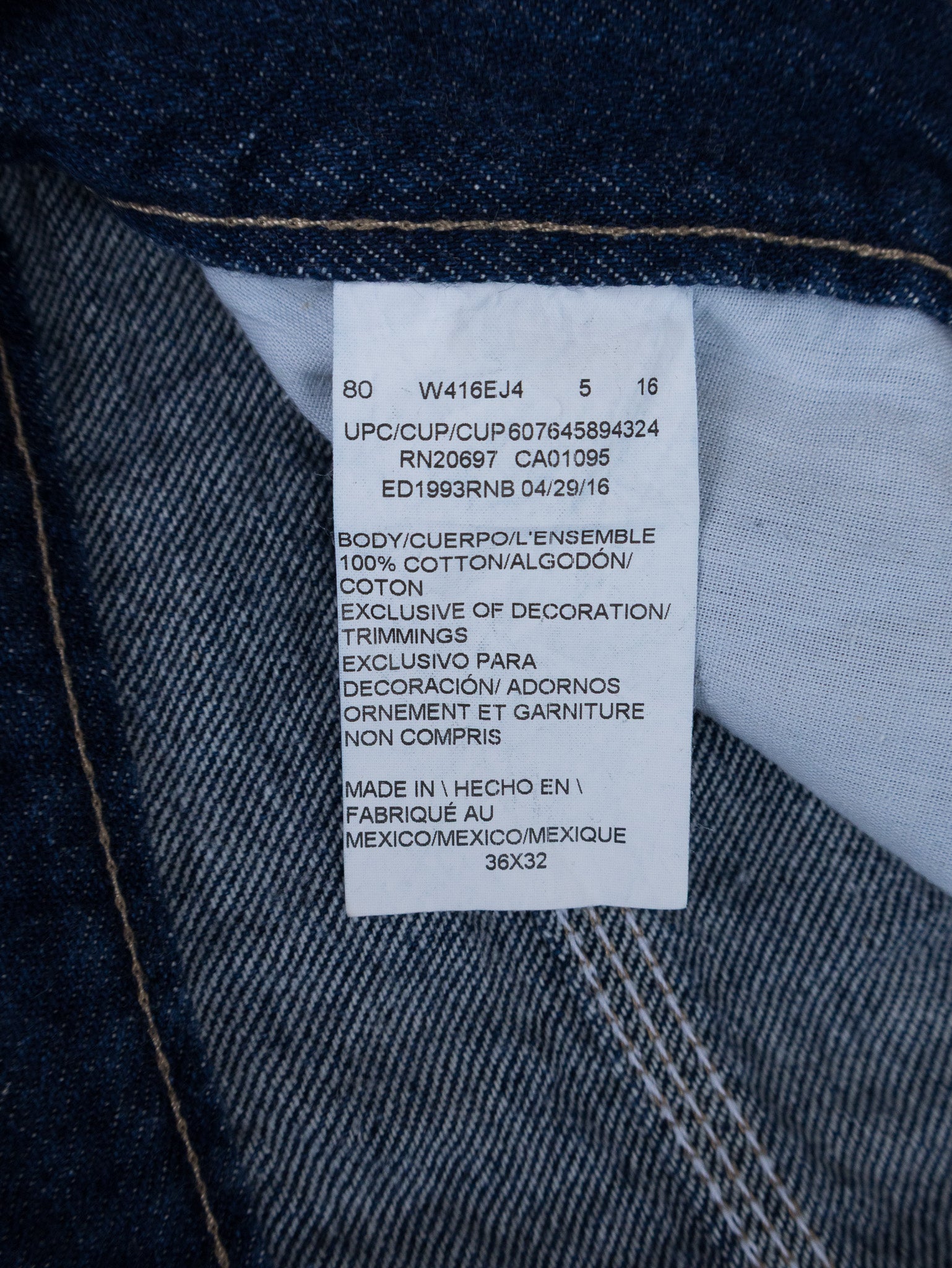 Vintage Dark Blue Dickies Carpenter Jeans (W36)