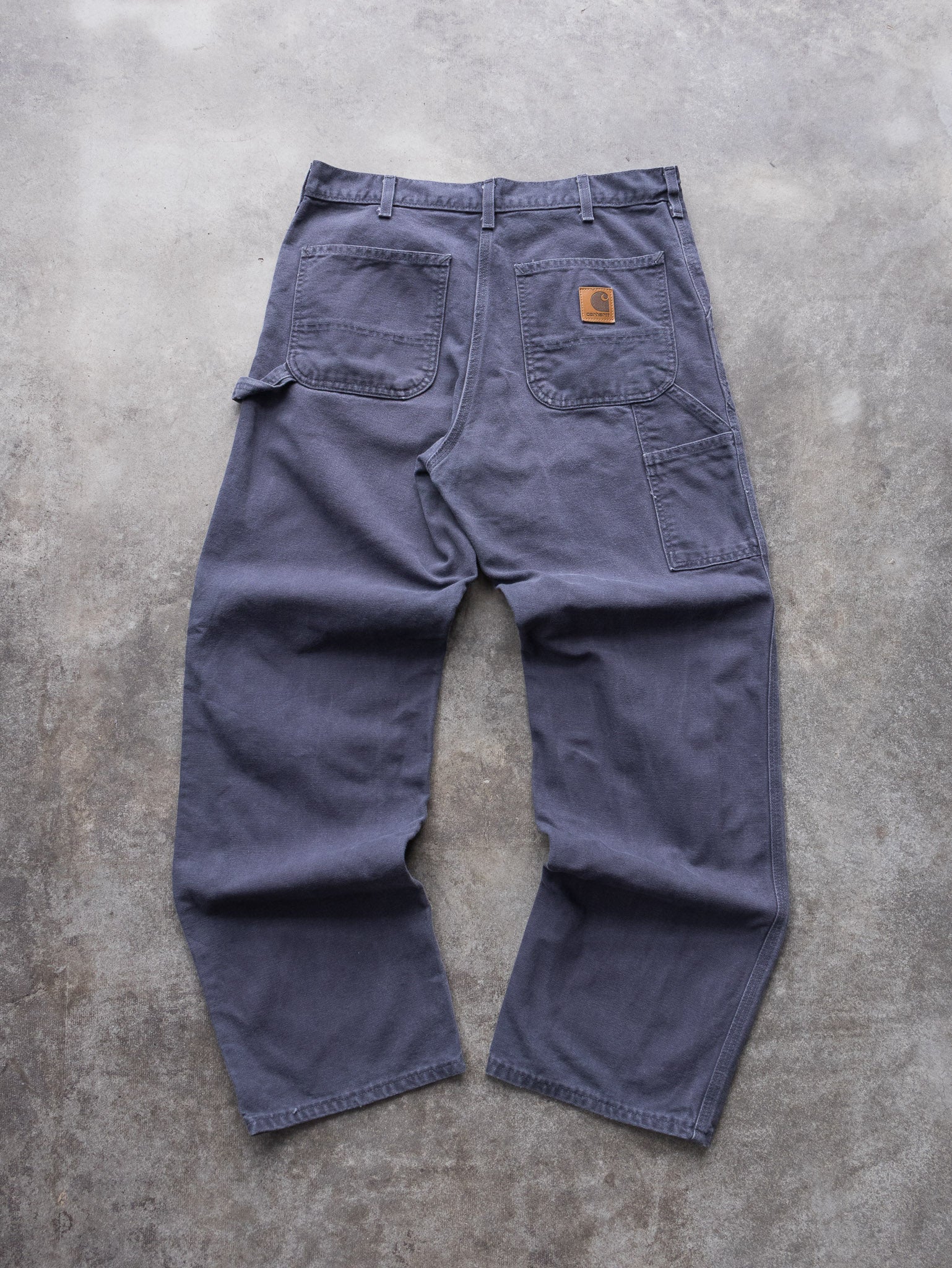 Vintage 00s Petrol Blue Carhartt Carpenter Pants (W34)