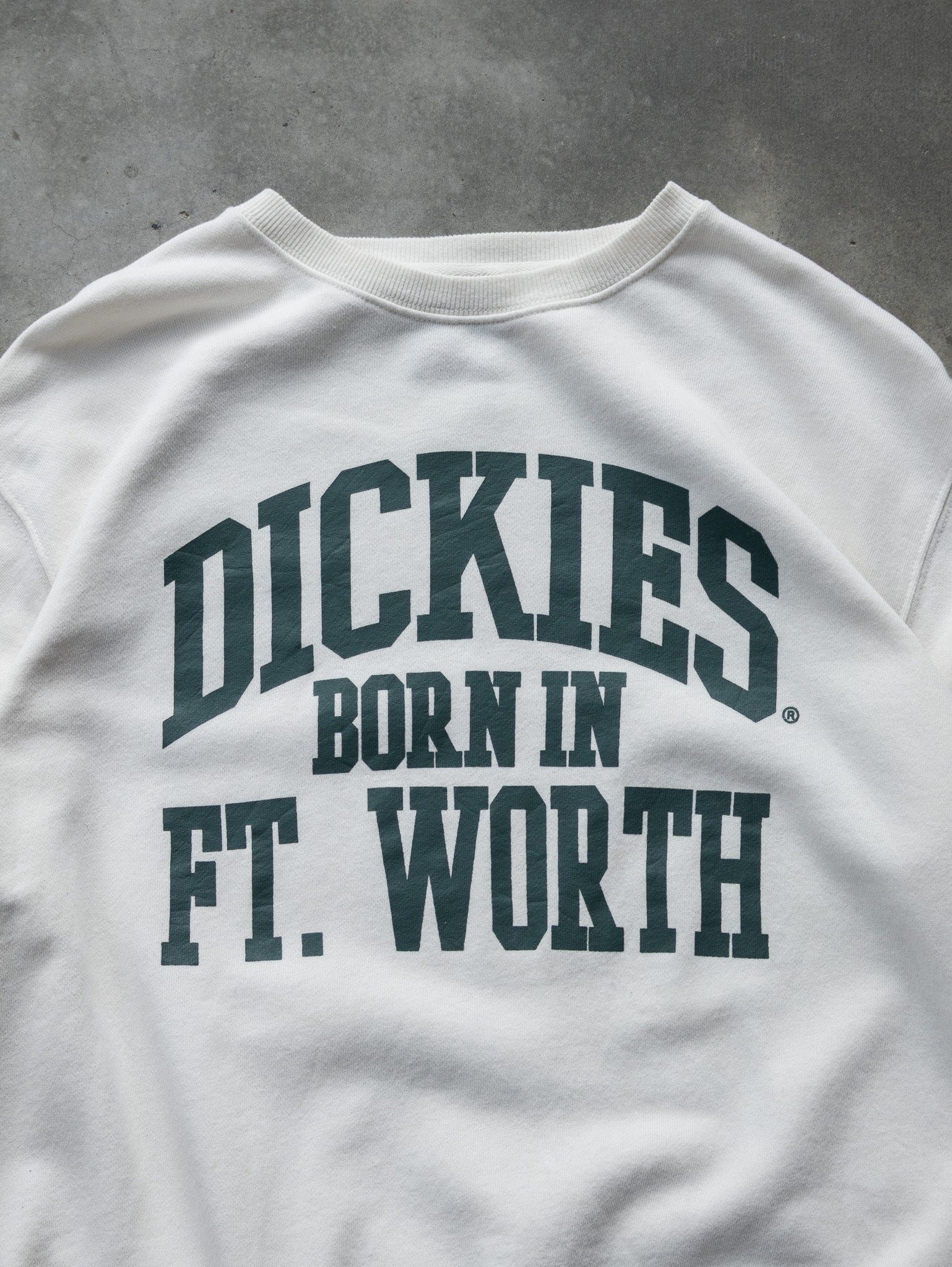 Vintage Cream Dickies Sweatshirt (M)