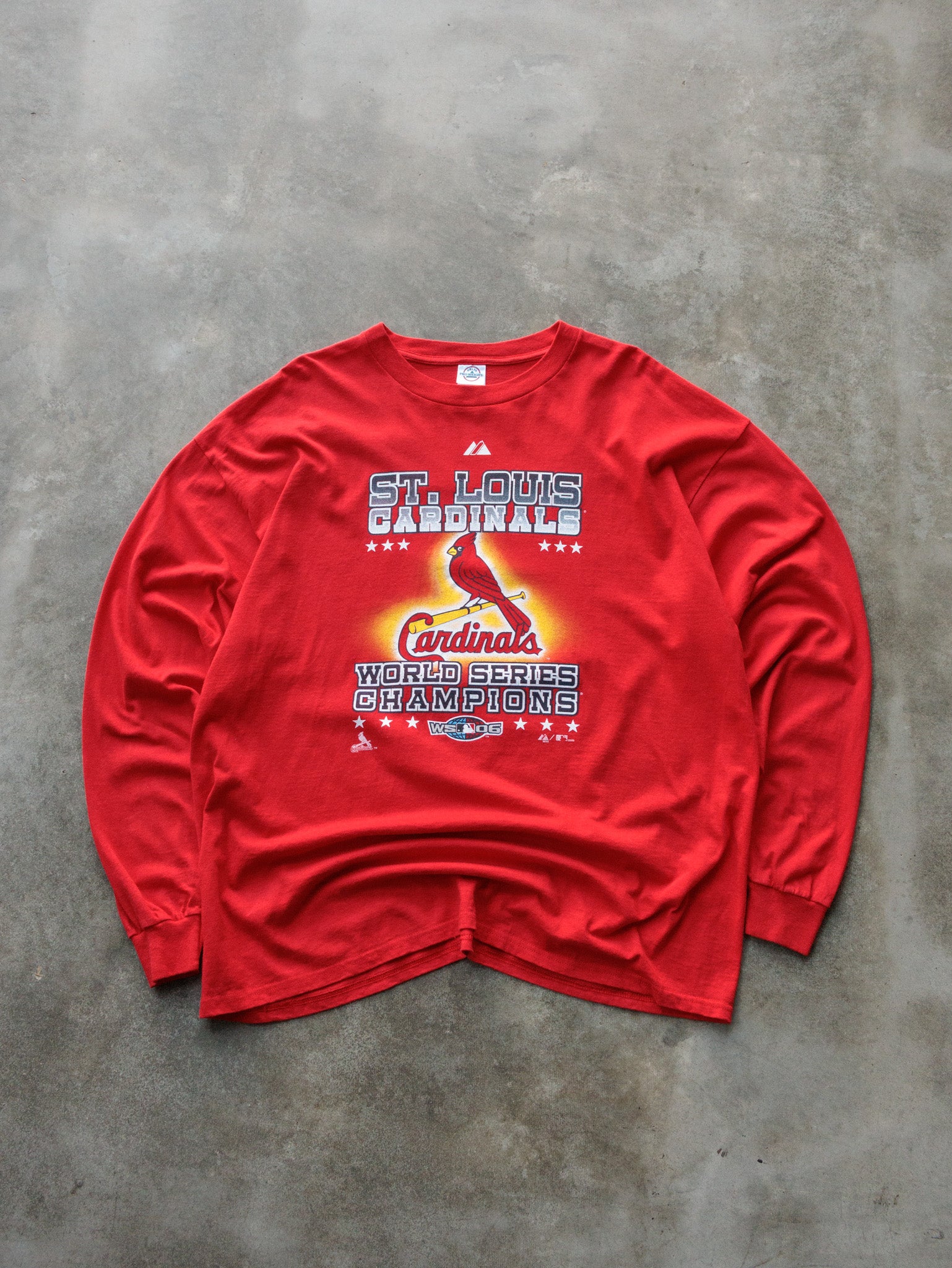 Vintage 2006 Red St. Louis Cardinals Long Sleeve (2XL)