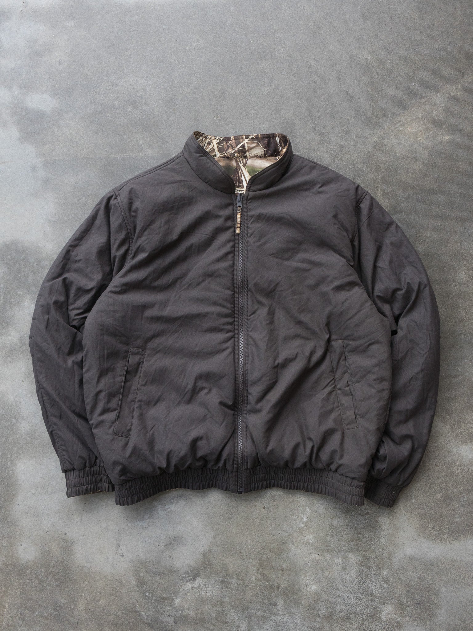 Vintage Advantage Max-4 Reversible Camo Puffer Jacket (L)