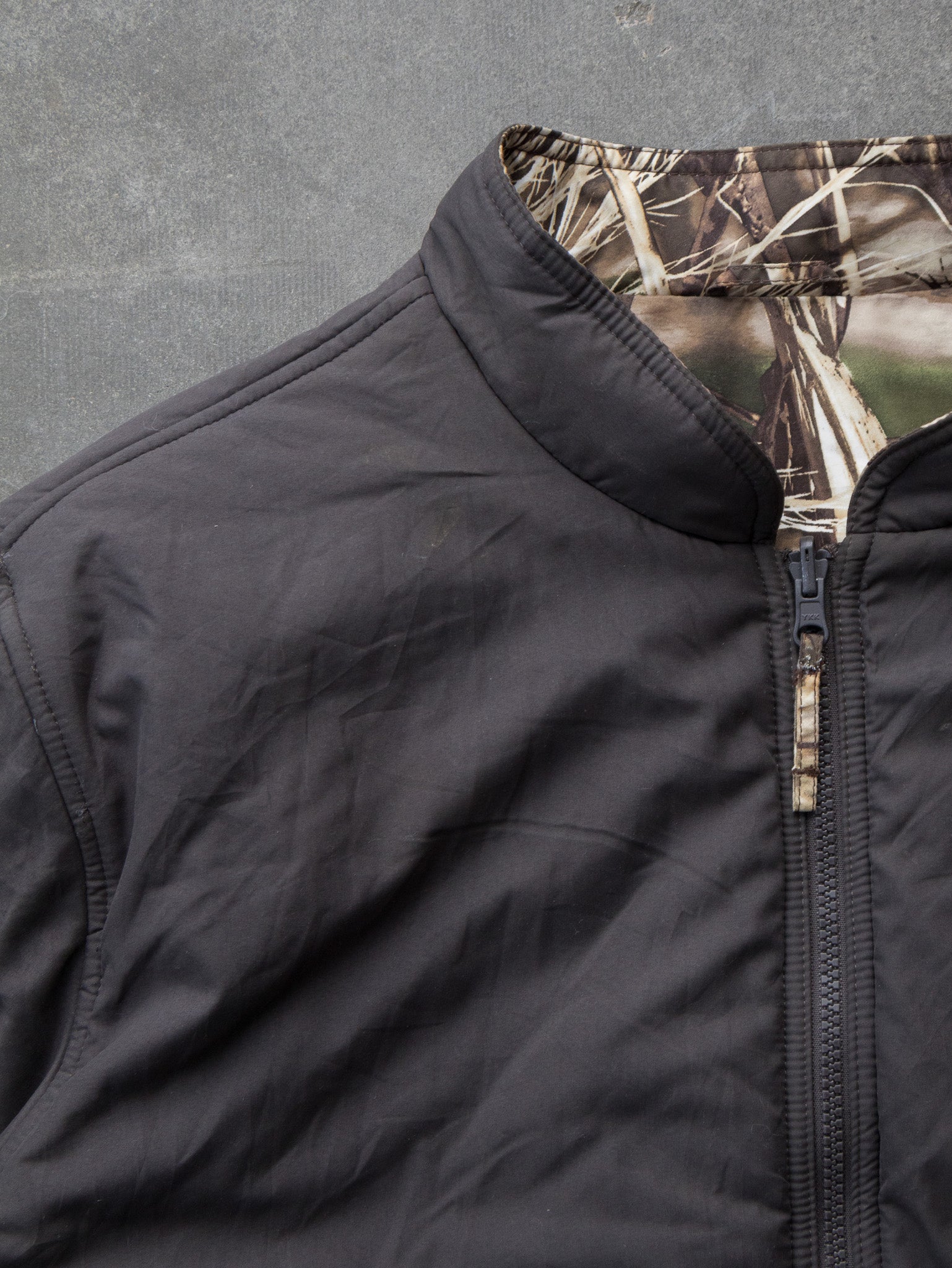 Vintage Advantage Max-4 Reversible Camo Puffer Jacket (L)