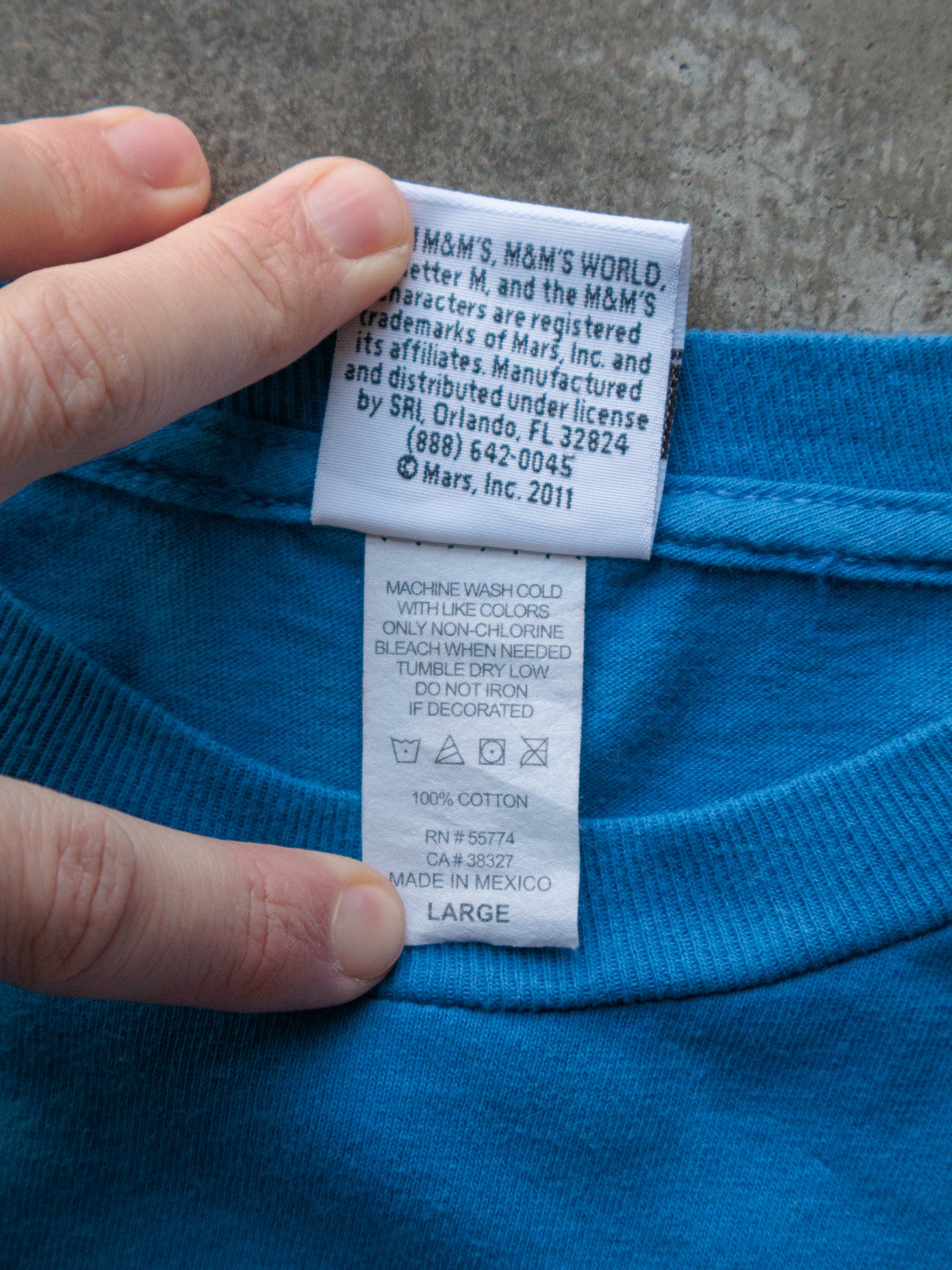 Vintage Blue M&M's Tee (L)