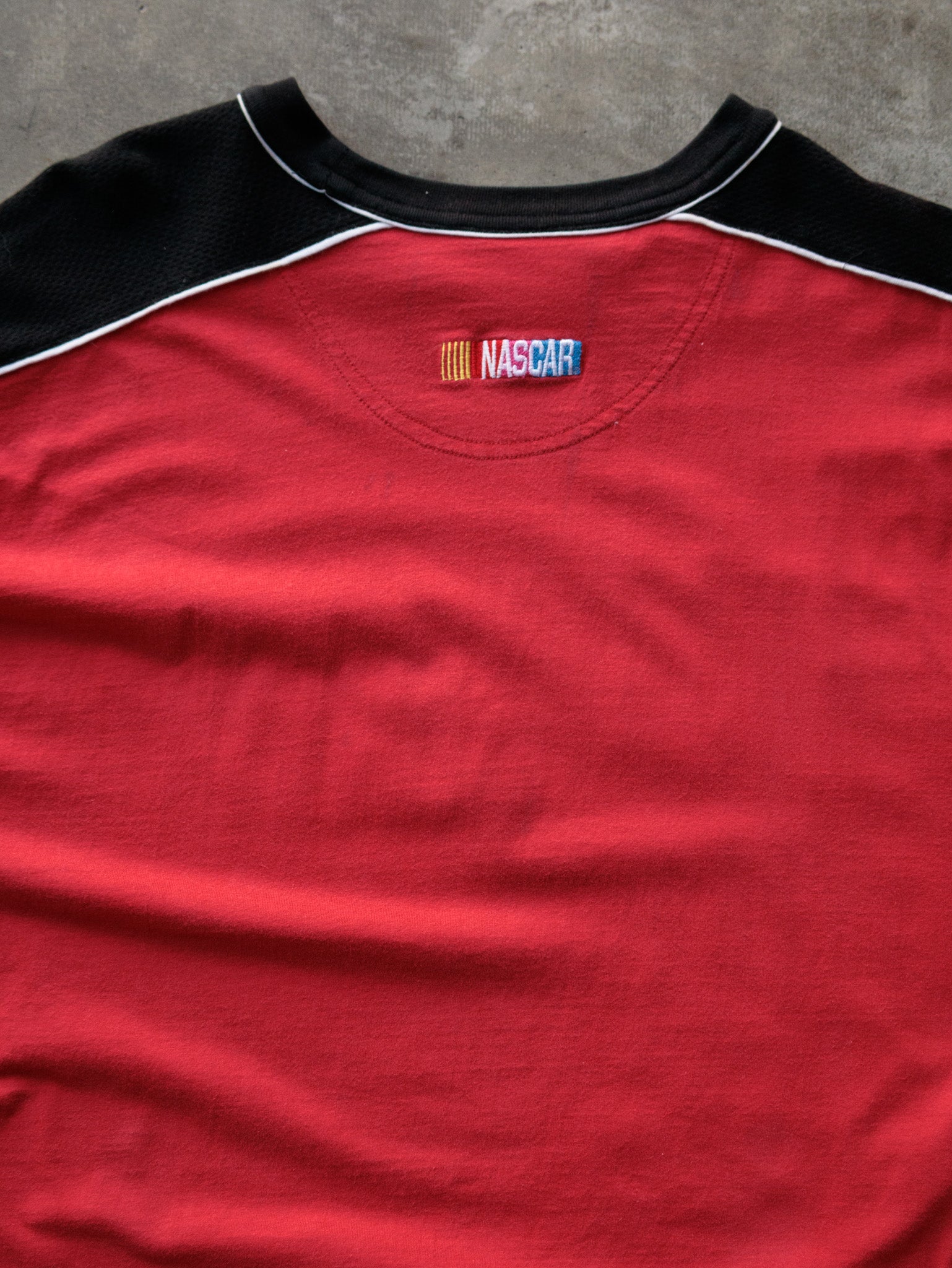 Vintage 00s Red NASCAR Dale Earnhardt Jr Ringer Tee (XL)