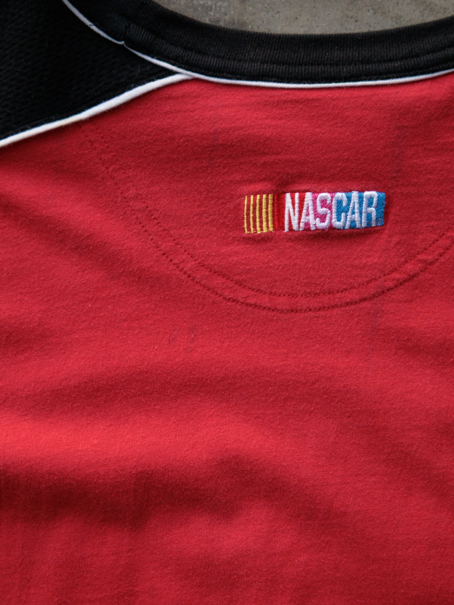 Vintage 00s Red NASCAR Dale Earnhardt Jr Ringer Tee (XL)