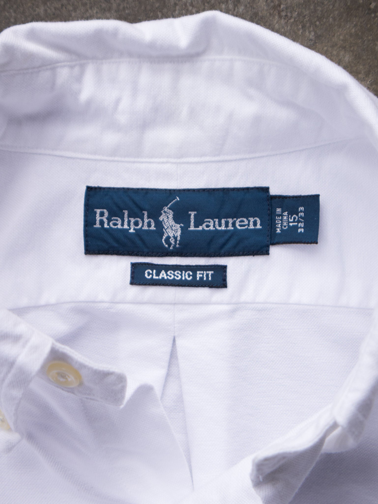 Vintage White Ralph Lauren Shirt (S)