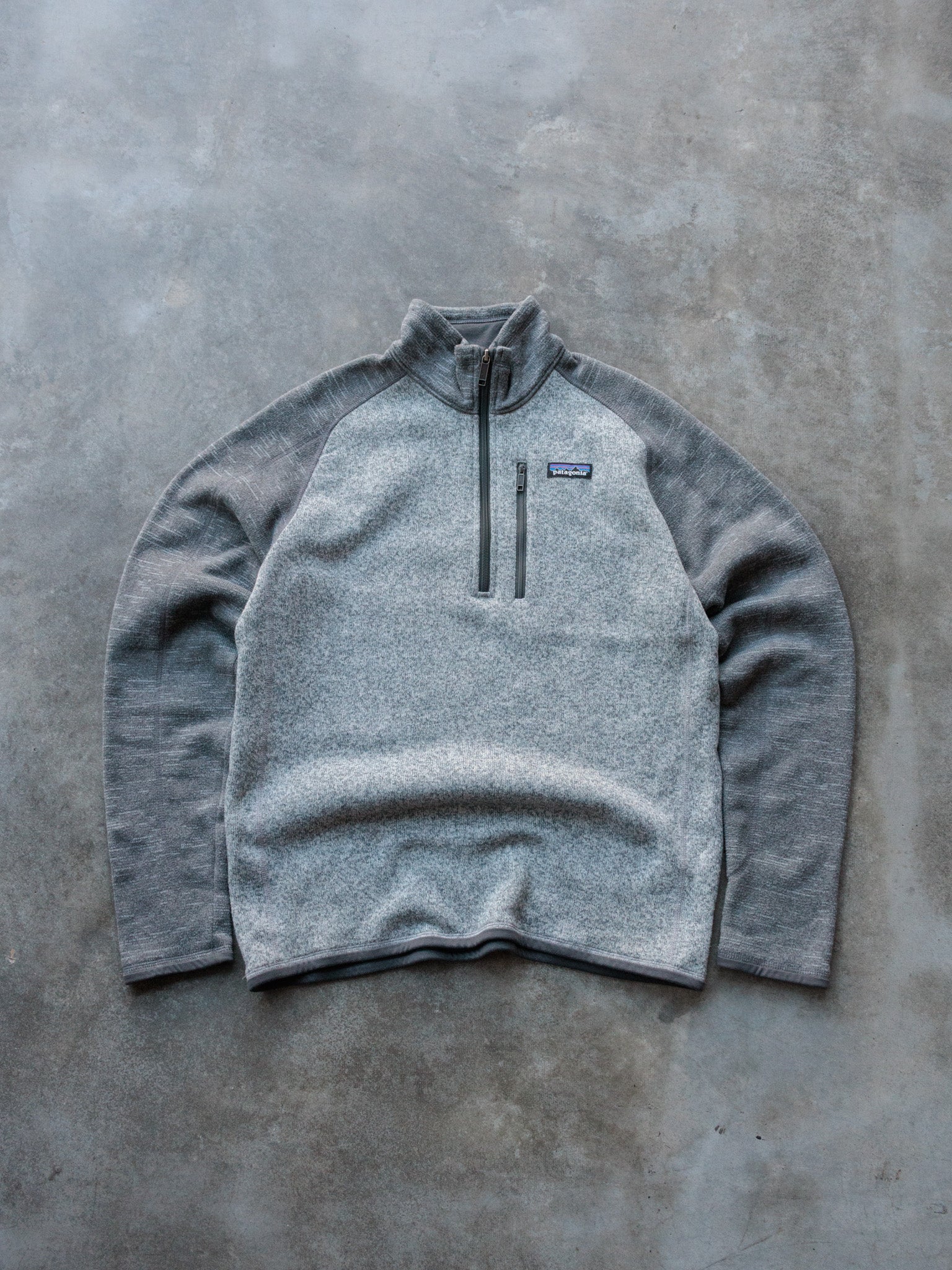 Vintage Grey Patagonia Better Sweater Quarter Zip Fleece (M)