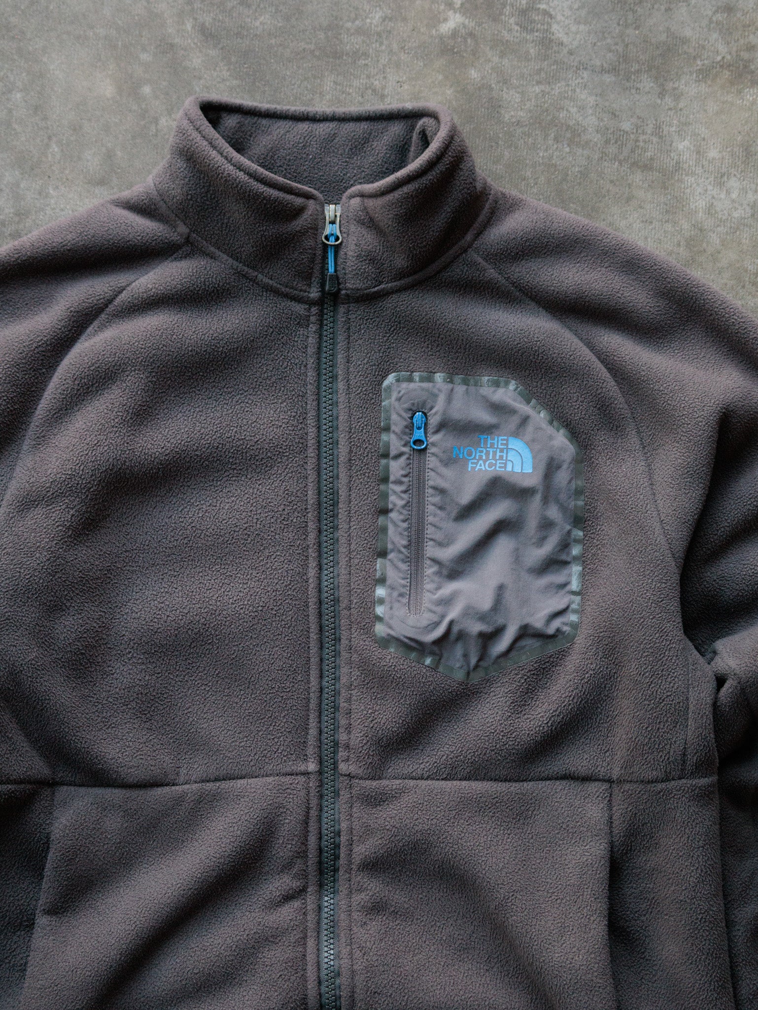 Vintage Grey The North Face Full Zip Fleece Jacket (-)