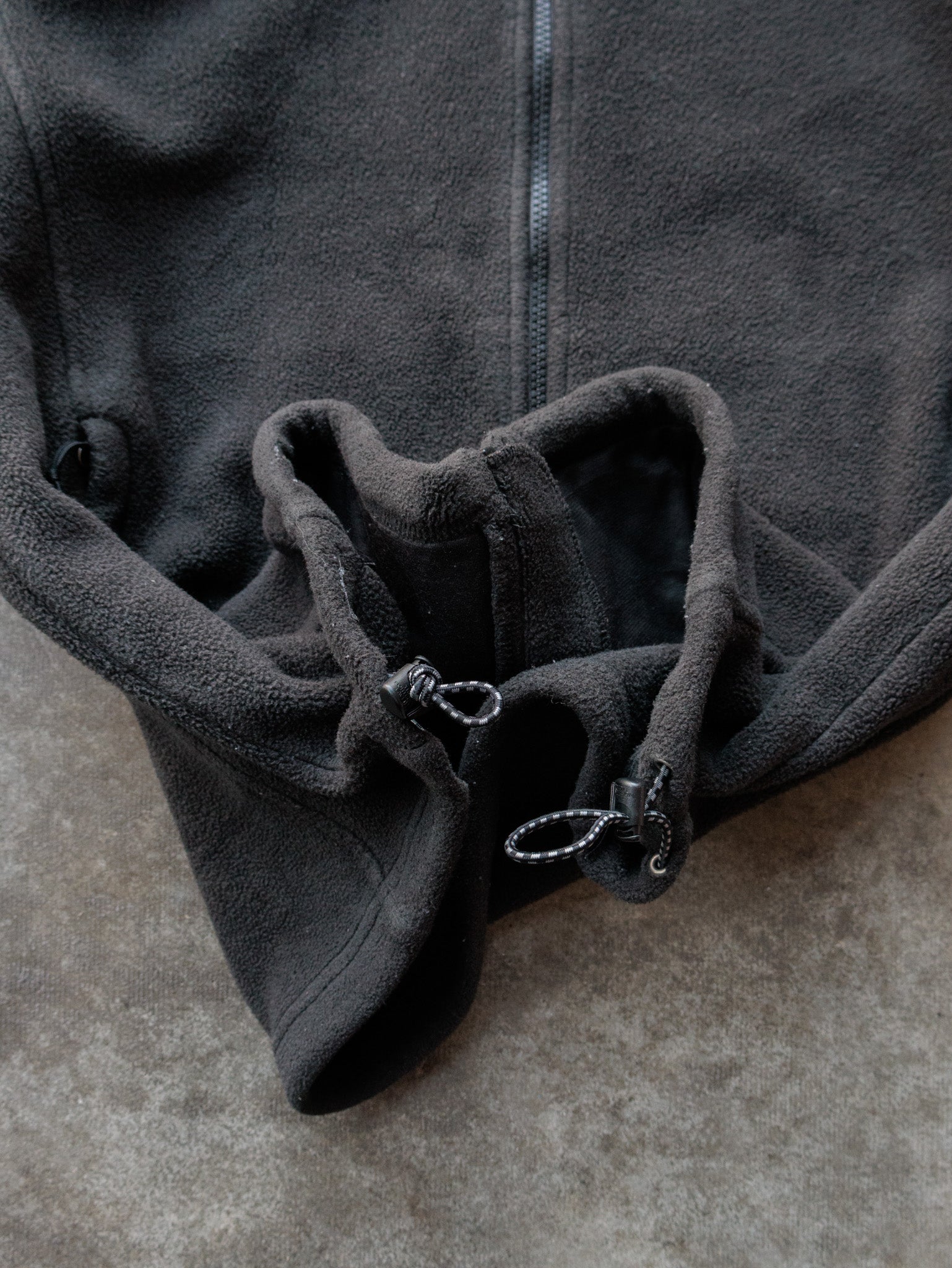 Vintage Black The North Face Full Zip Fleece Jacket (L)