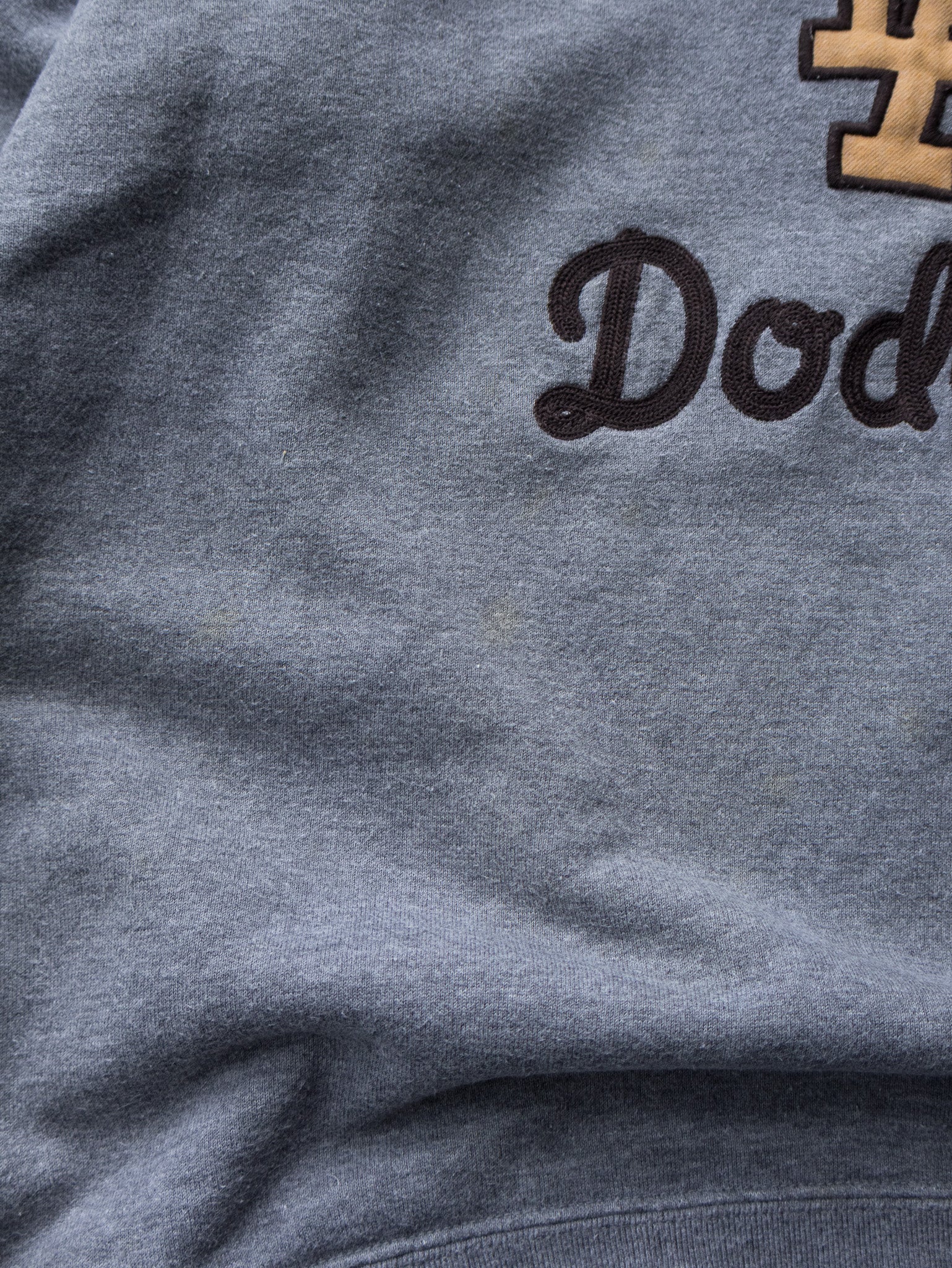 Vintage Grey LA Dodgers MLB Sweatshirt (L)