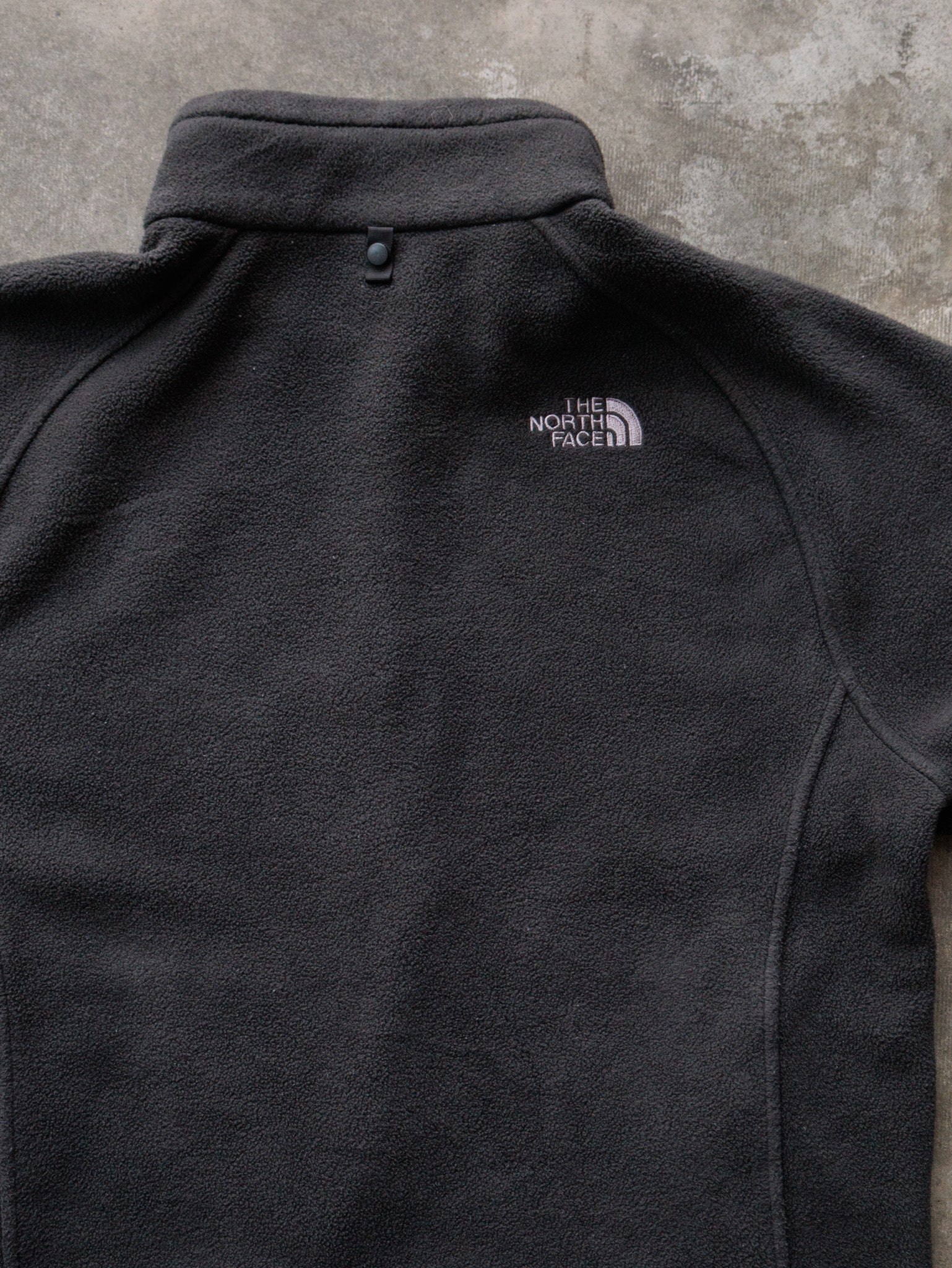 Vintage Black The North Face Full Zip Fleece Jacket (L)