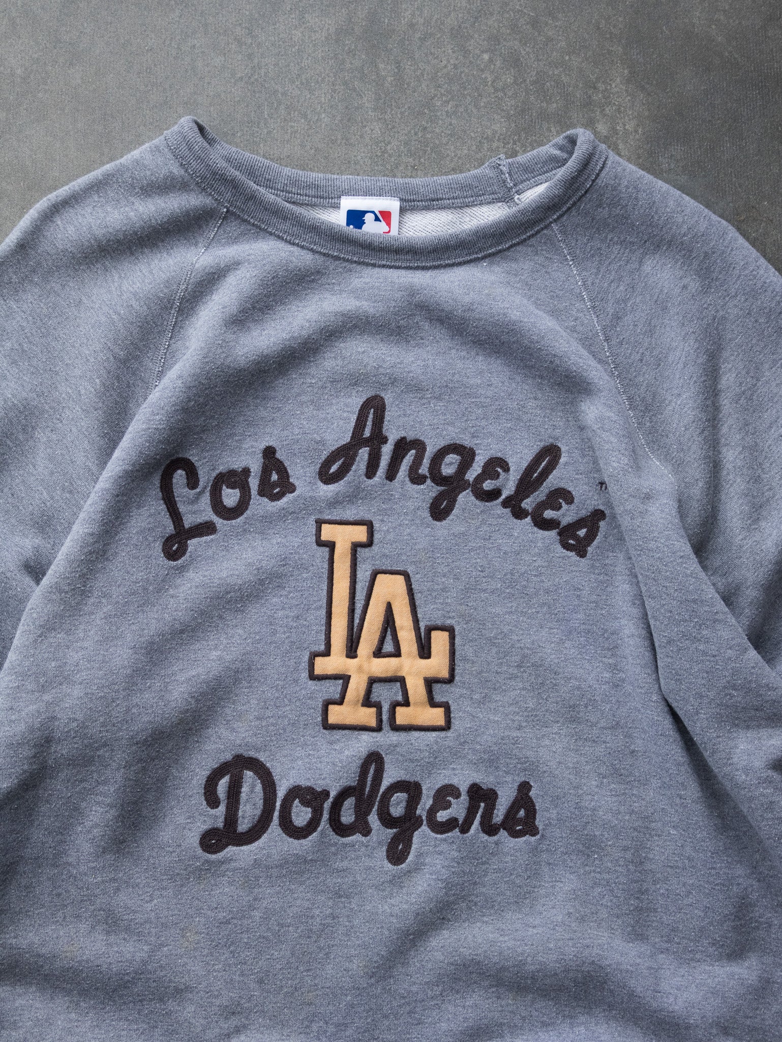 Vintage Grey LA Dodgers MLB Sweatshirt (L)